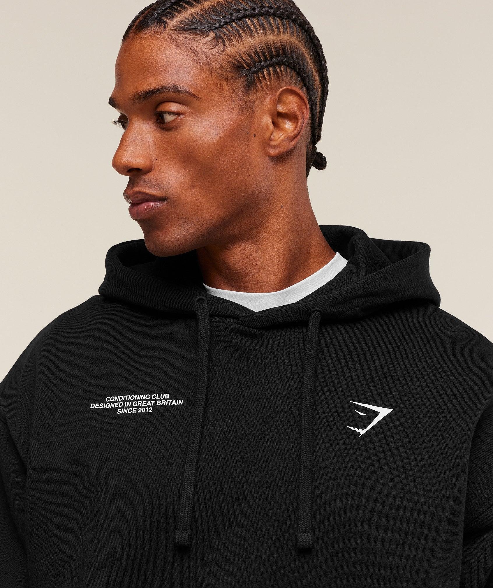 Gymshark Conditioning Club Hoodie - Black Male Product Image