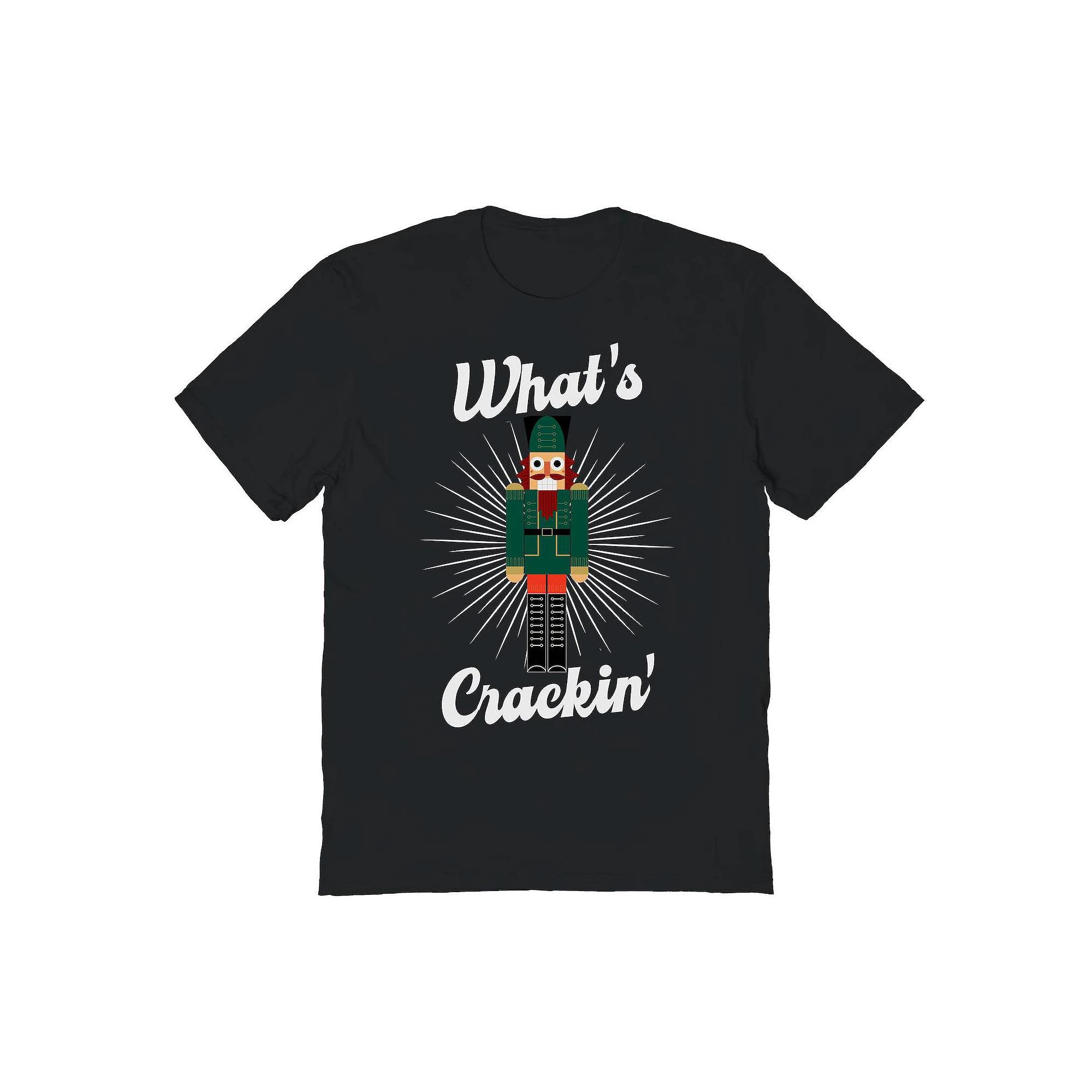 Men's What Cracker Christmas Graphic Tee,  Product Image