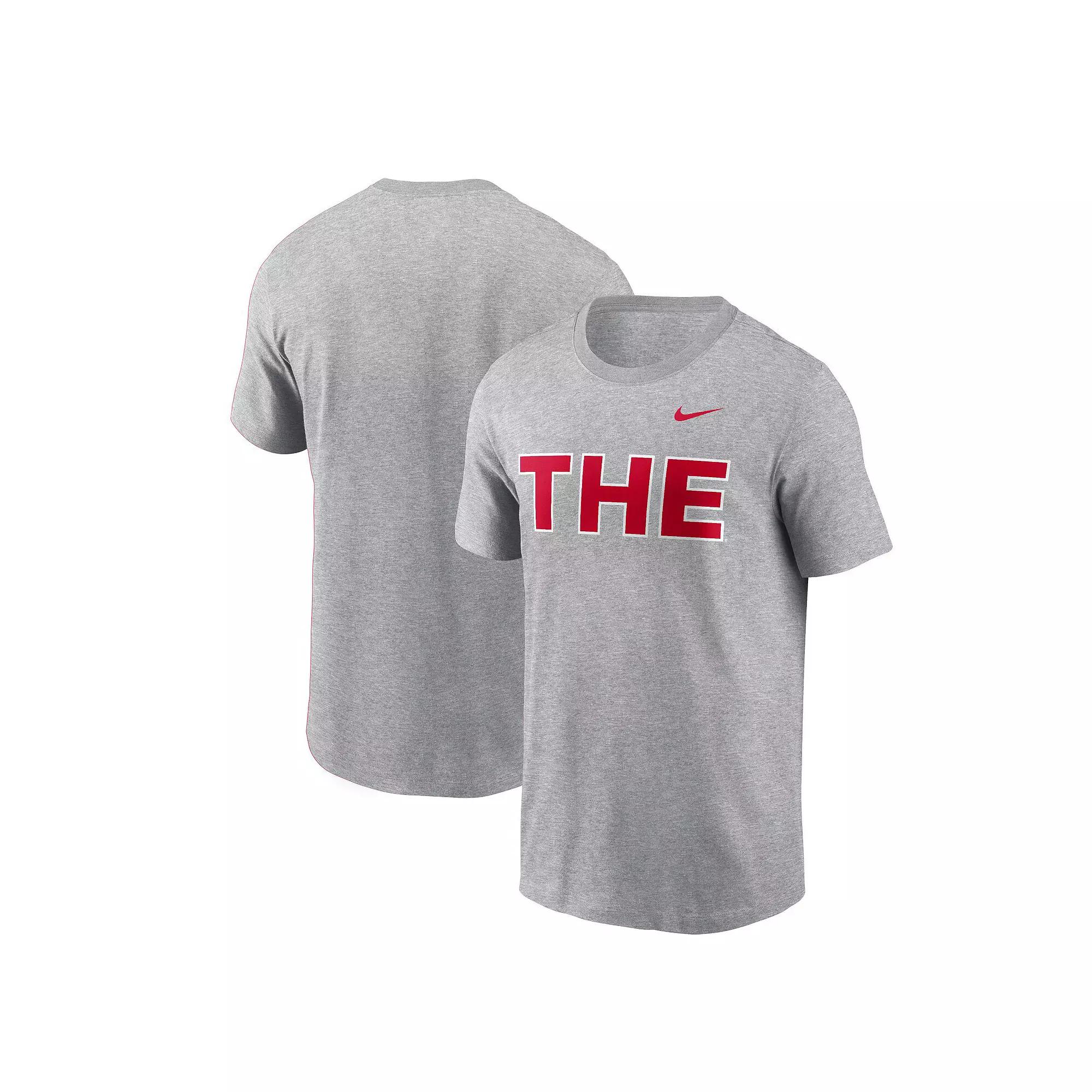Men's Nike Gray Ohio State Buckeyes THE T-Shirt,  Product Image