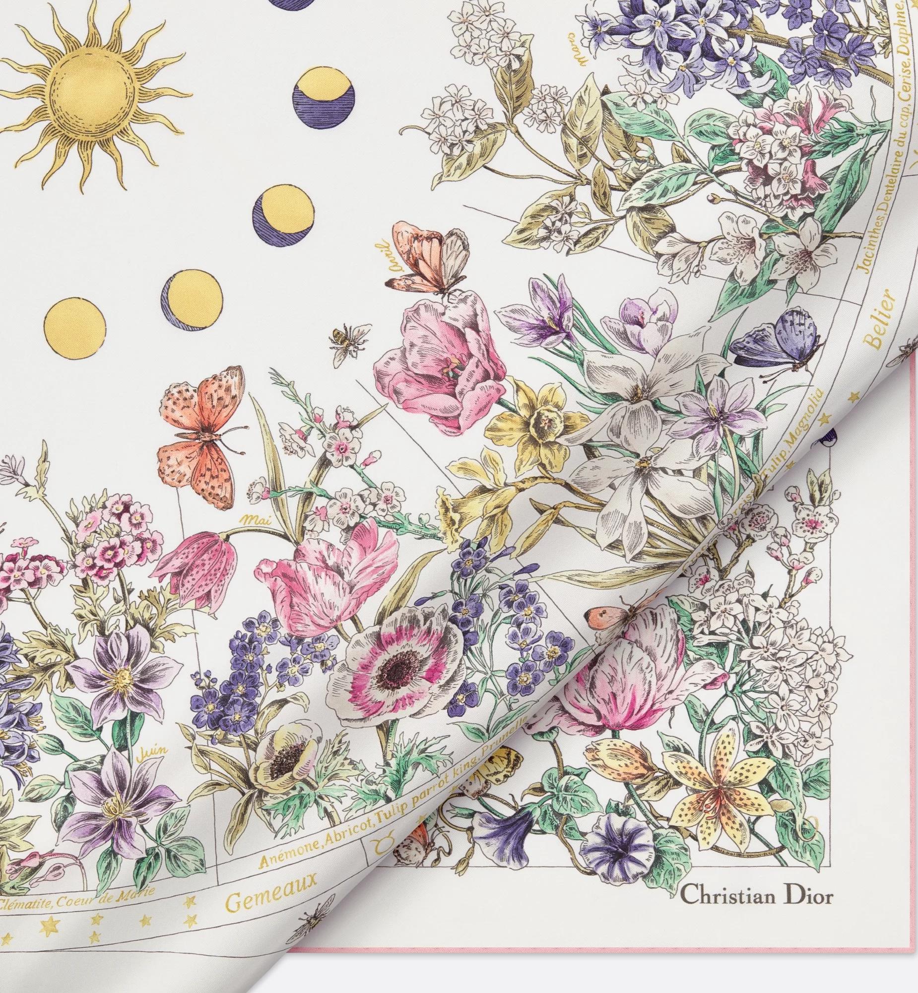 Dior Astral Flowers 90 Square Scarf Product Image