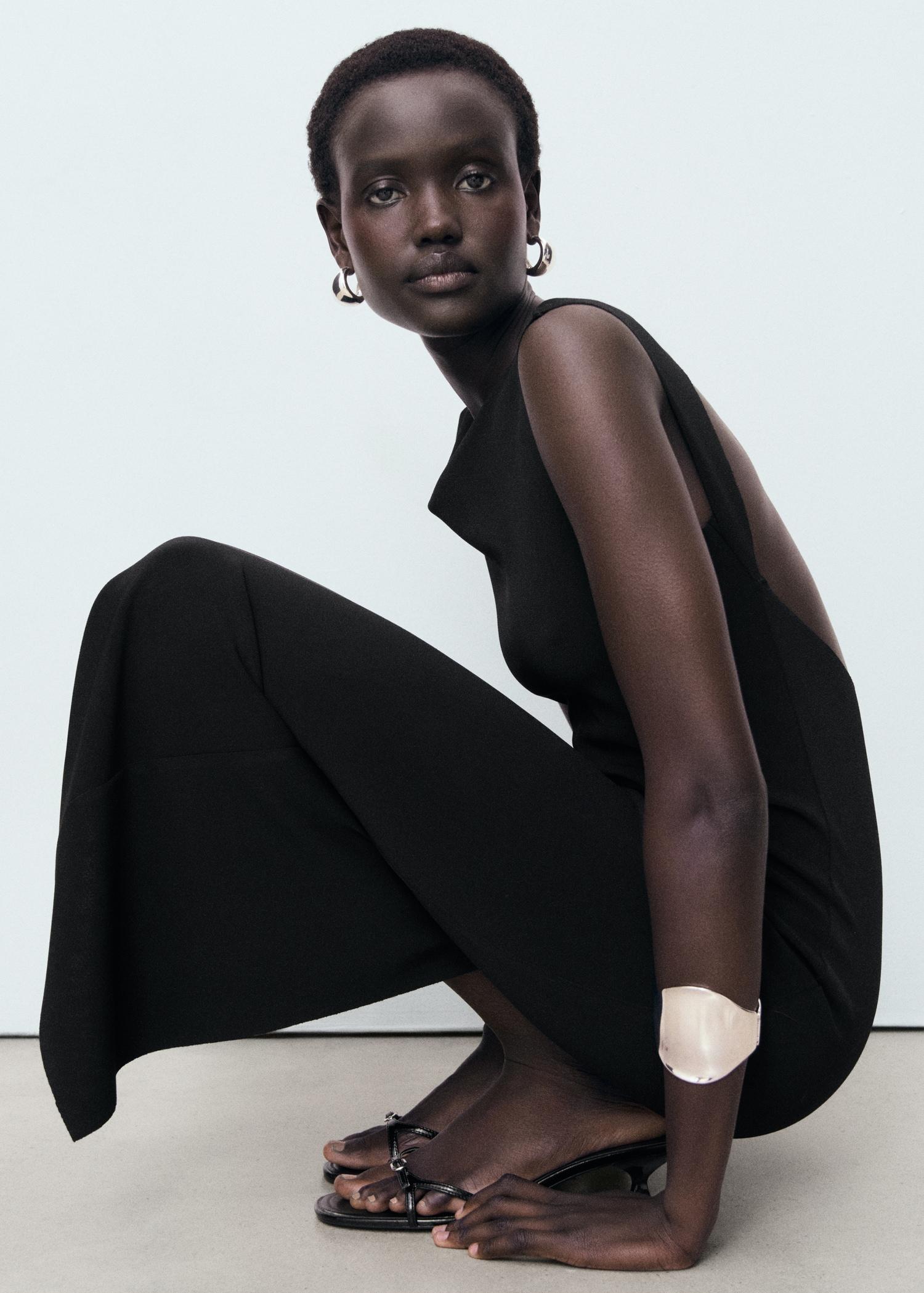 Open back dress - Women | MANGO USA Product Image