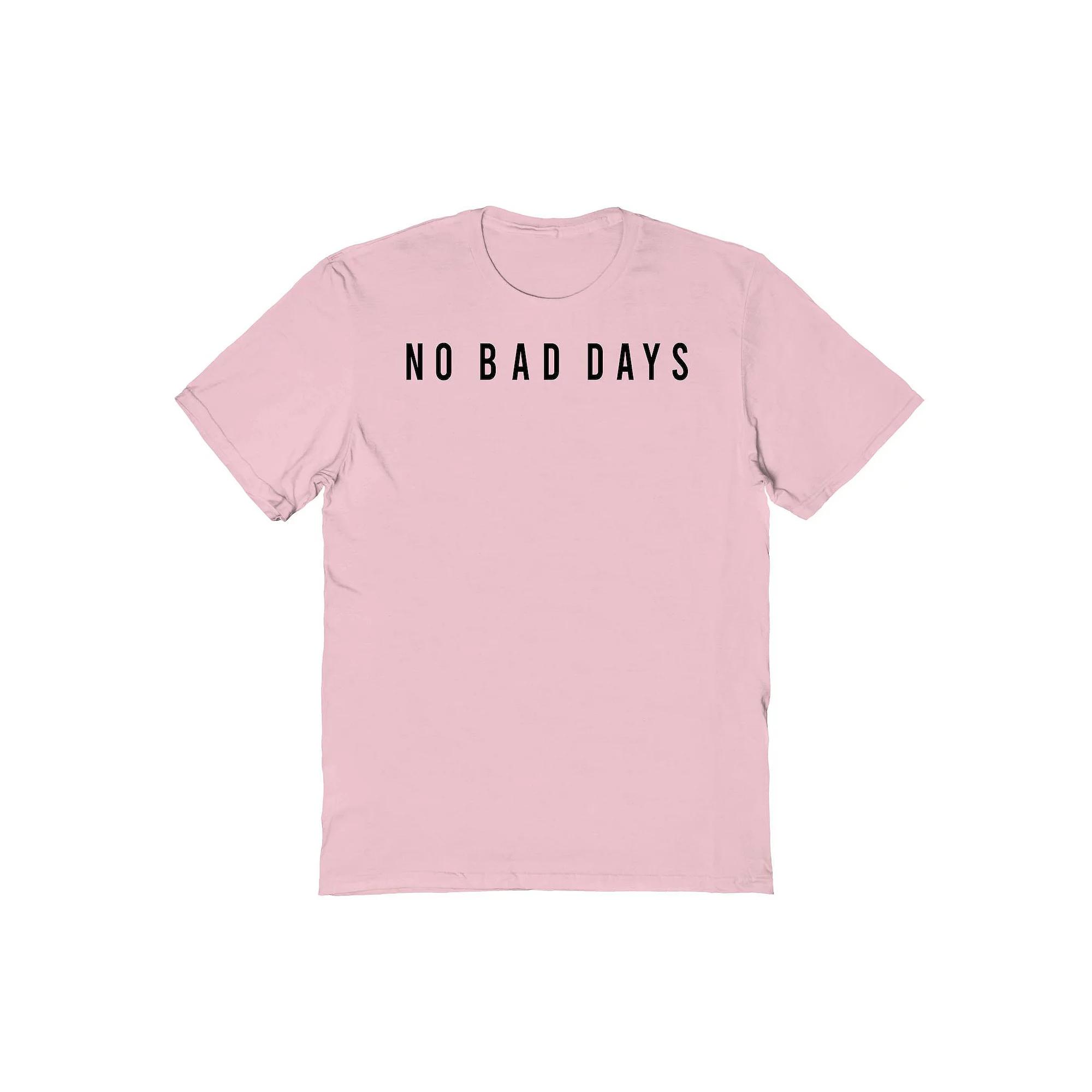 Men's No Bad Days Graphic Tee, Size: XL, Light Pink Product Image