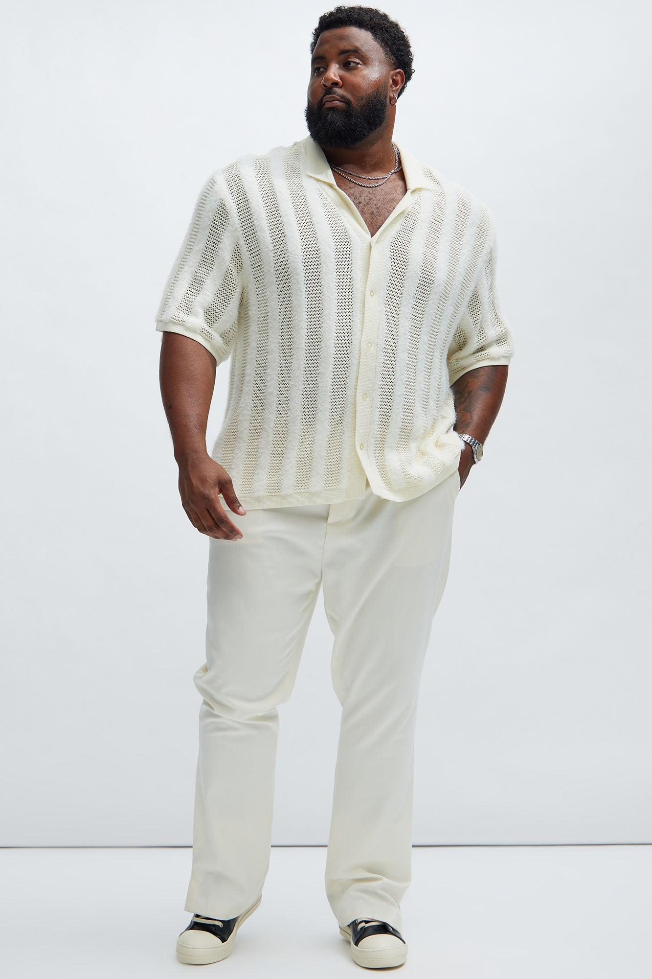Eldon Fur Textured Shirt - Cream Product Image