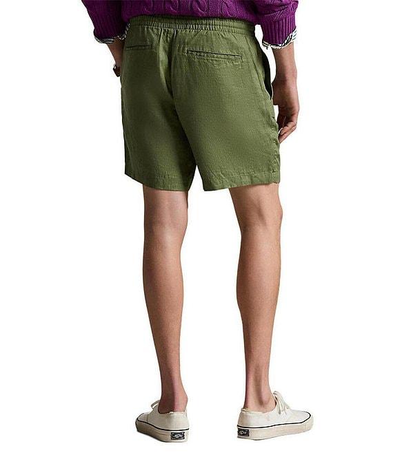 Polo Ralph Lauren Linen Polo Prepster 6#double; Inseam Shorts Product Image