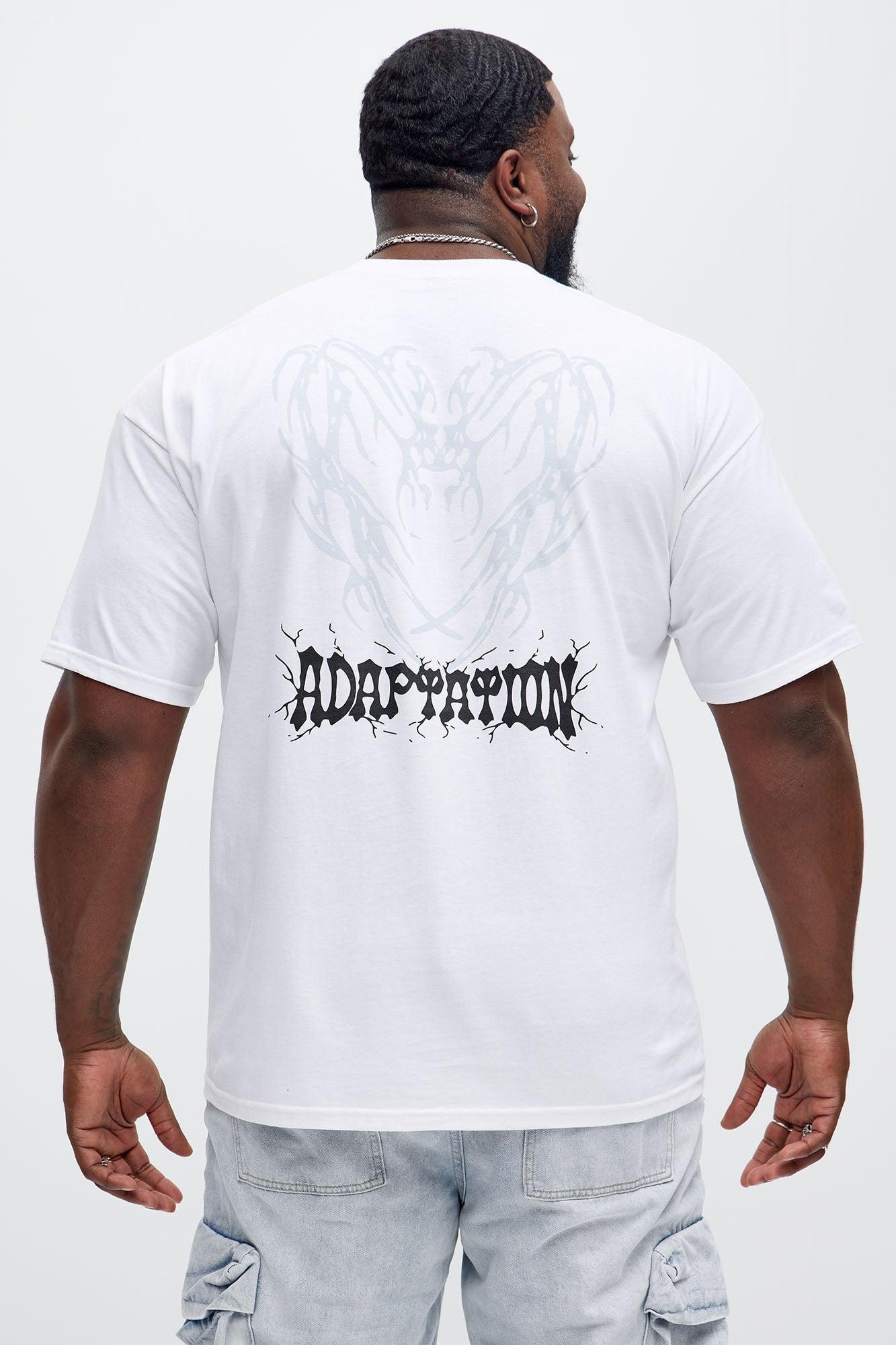 Adaption Is Key Short Sleeve Tee - White Product Image