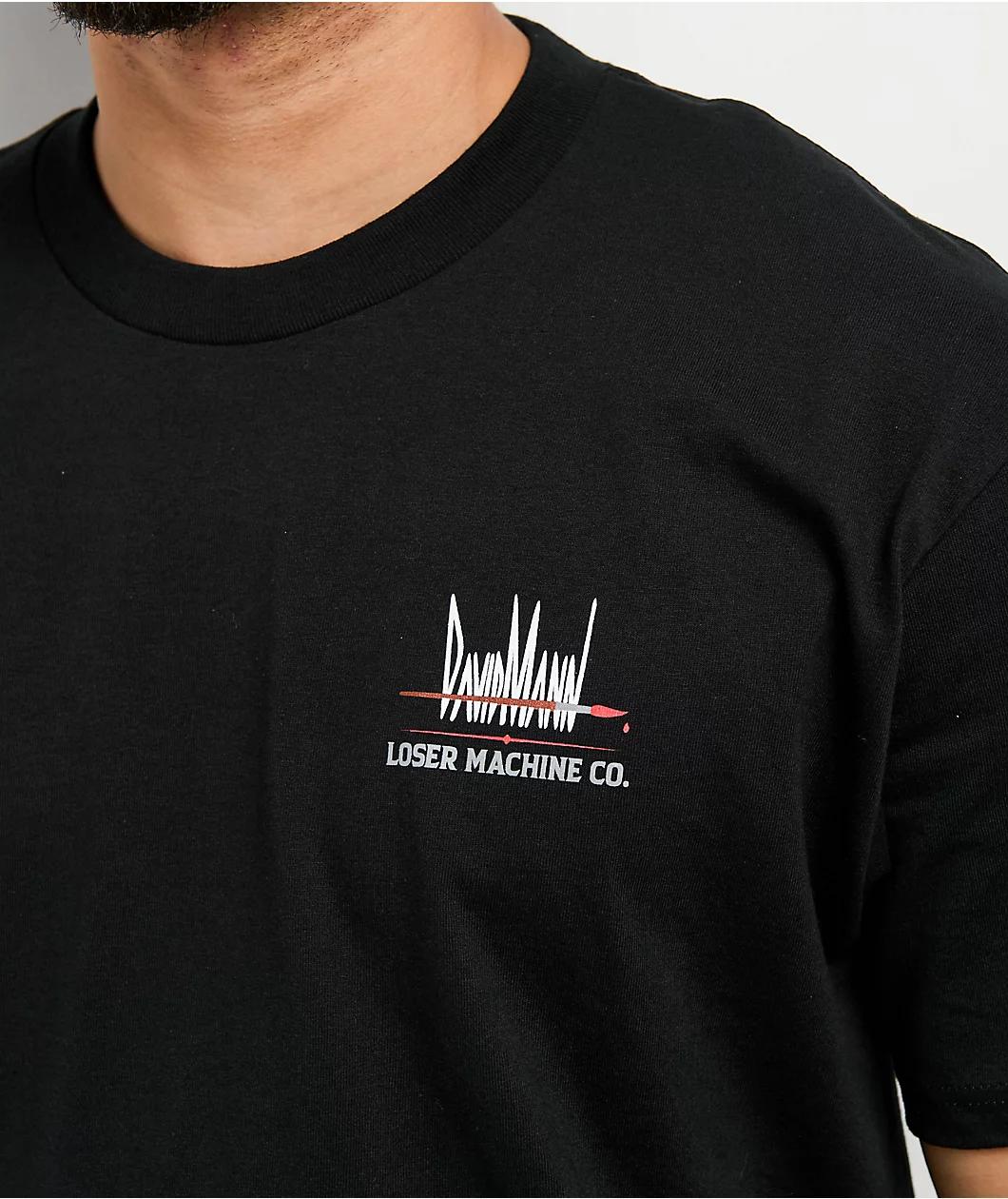 Loser Machine American Rights Stock Black T-Shirt Product Image