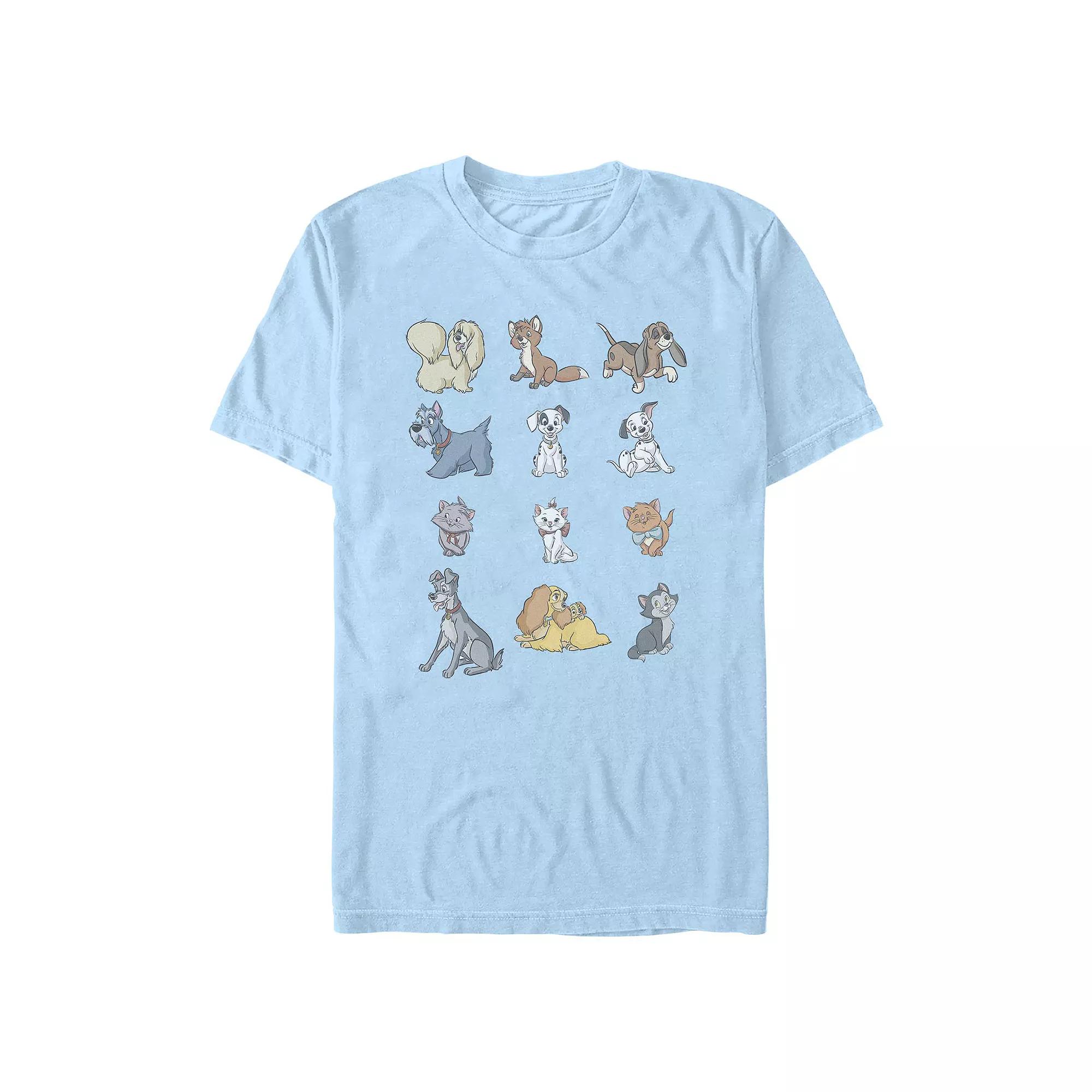 Disney's Multi-Franchise Cats And Dogs Men's Graphic Tee,  Product Image