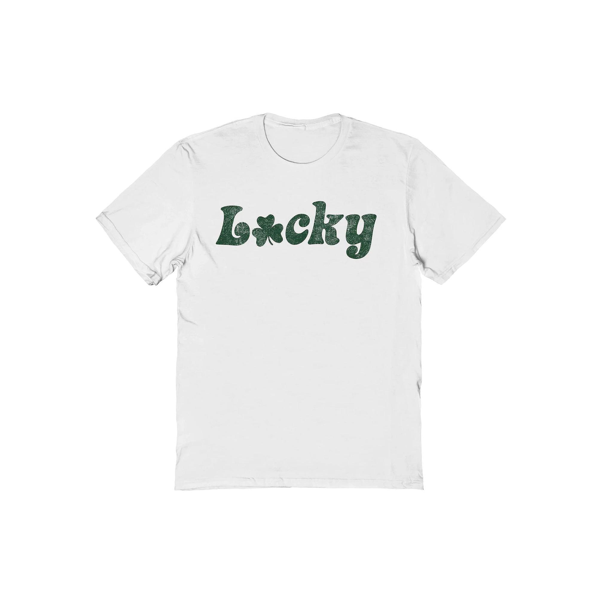 Men's Lucky Shamrock St. Patrick's Day Graphic Tee, Adult Unisex,  Product Image