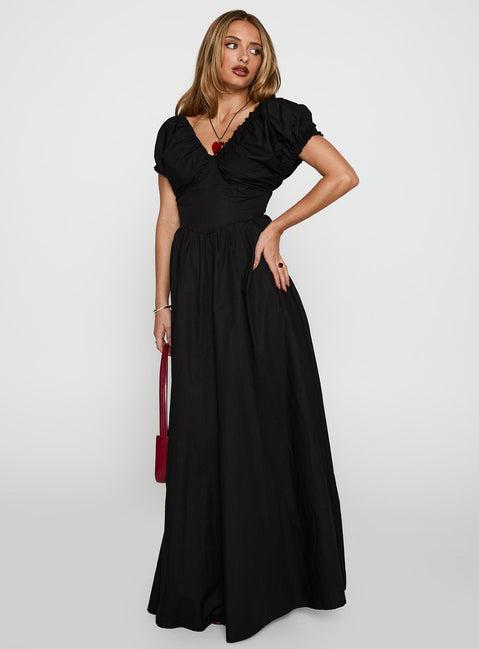 Breeanna Maxi Dress Black Product Image