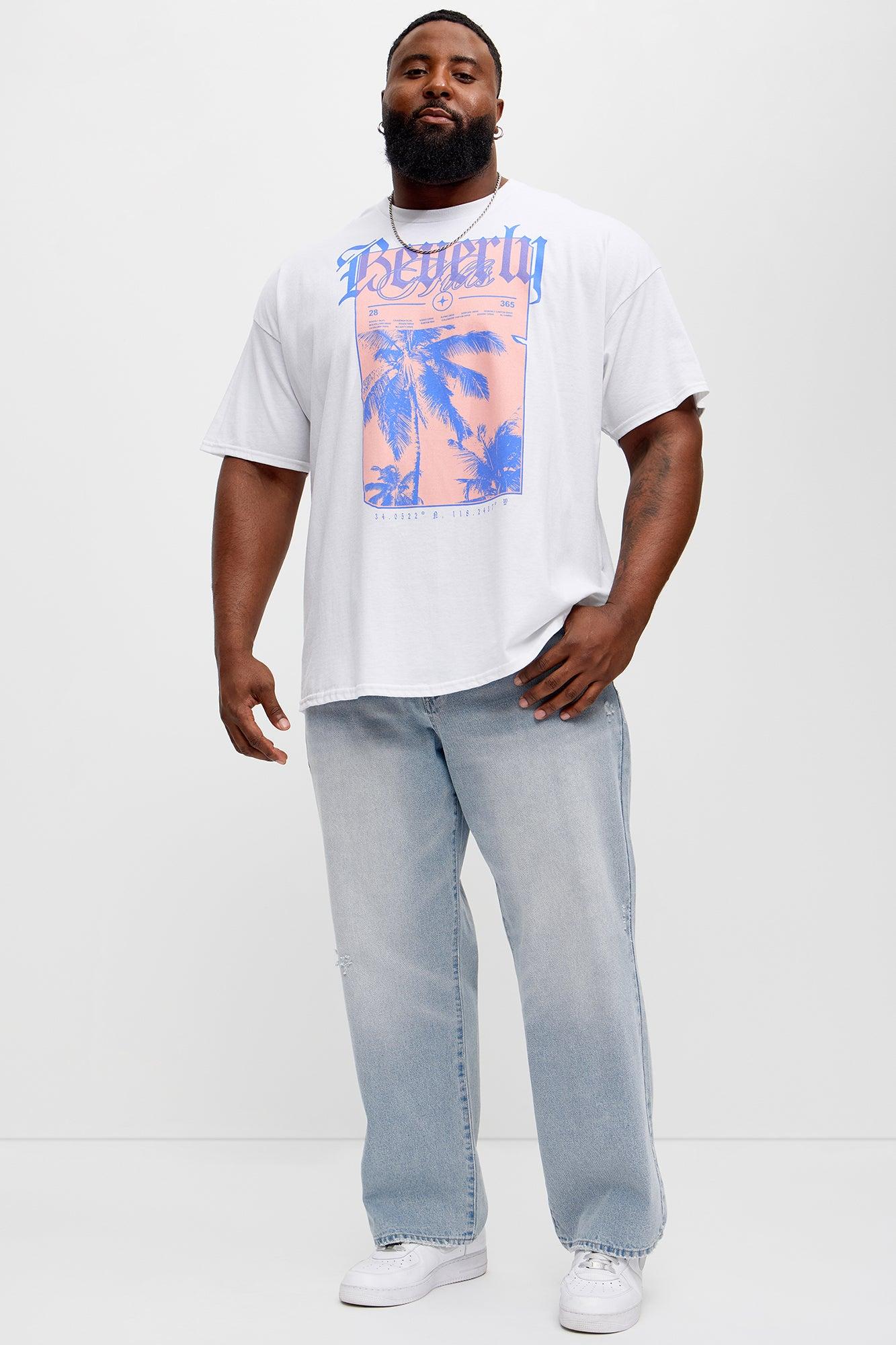 Beverly Hills Palm Short Sleeve Tee - White Product Image