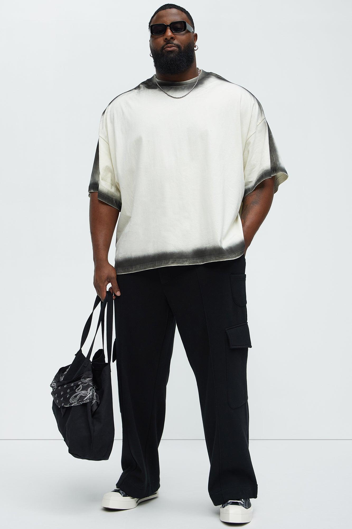 Tyson Baggy Cargo Sweatpants - Black Product Image