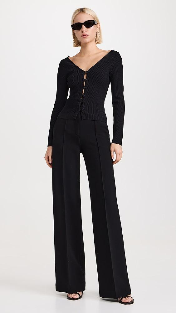 Enza Costa Viscose Sweater V Cardigan | Shopbop Product Image