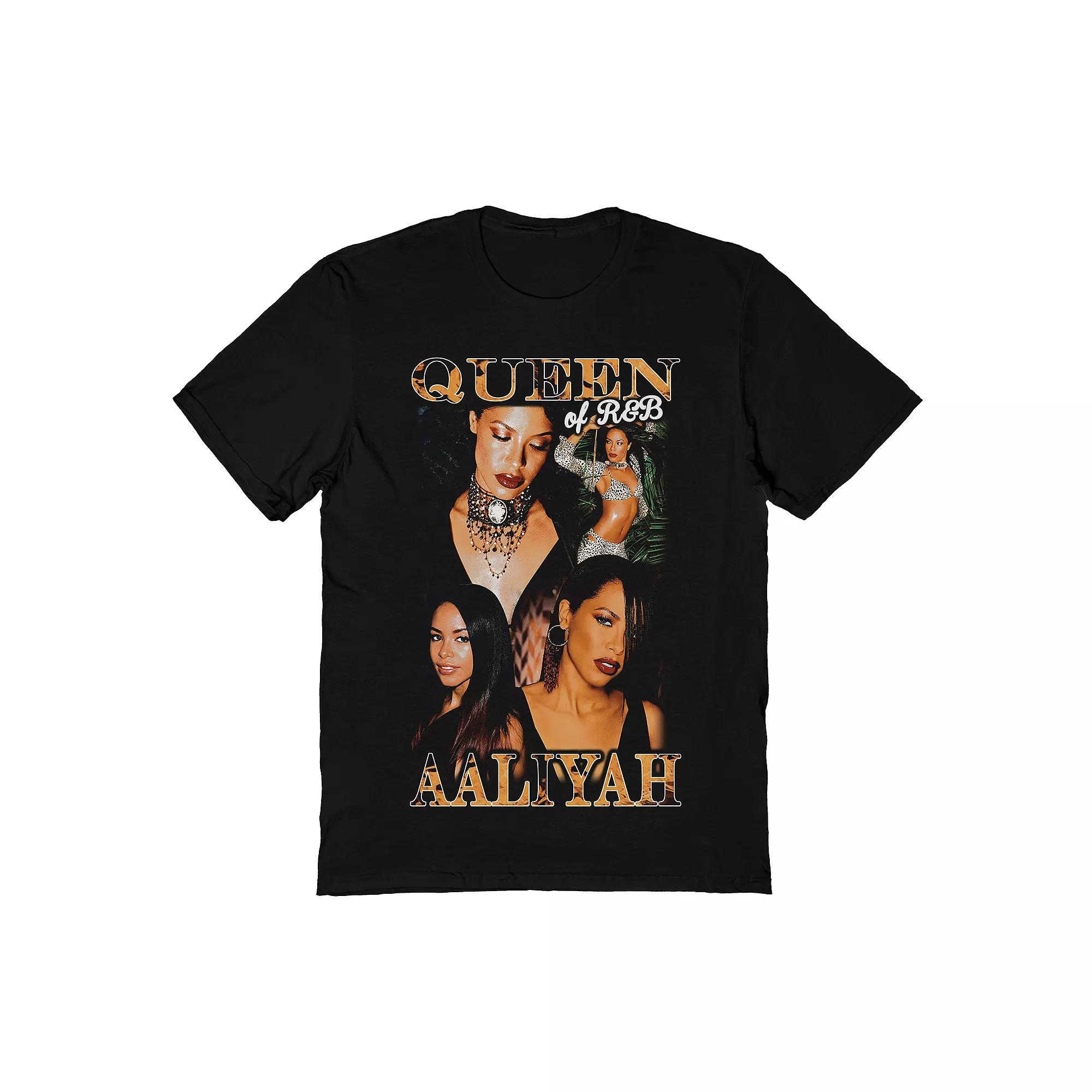 Men's Aaliyah Queen of RB Tee, Size: Medium, Black Product Image