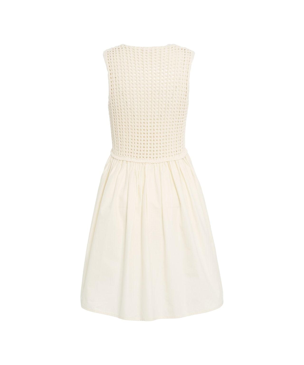 Mini dress with crochet detail Product Image