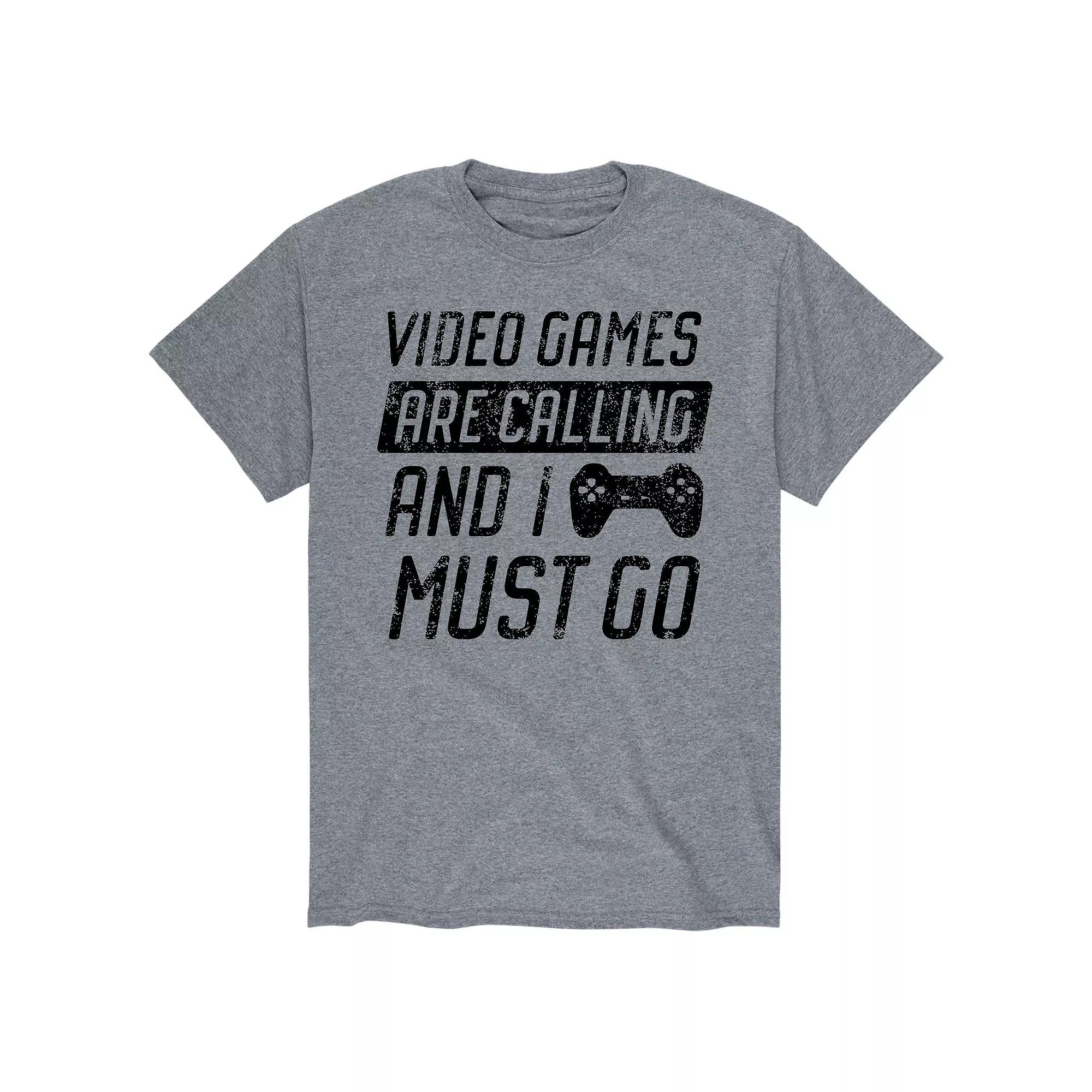 Men's Video Games Are Calling Tee,  Product Image
