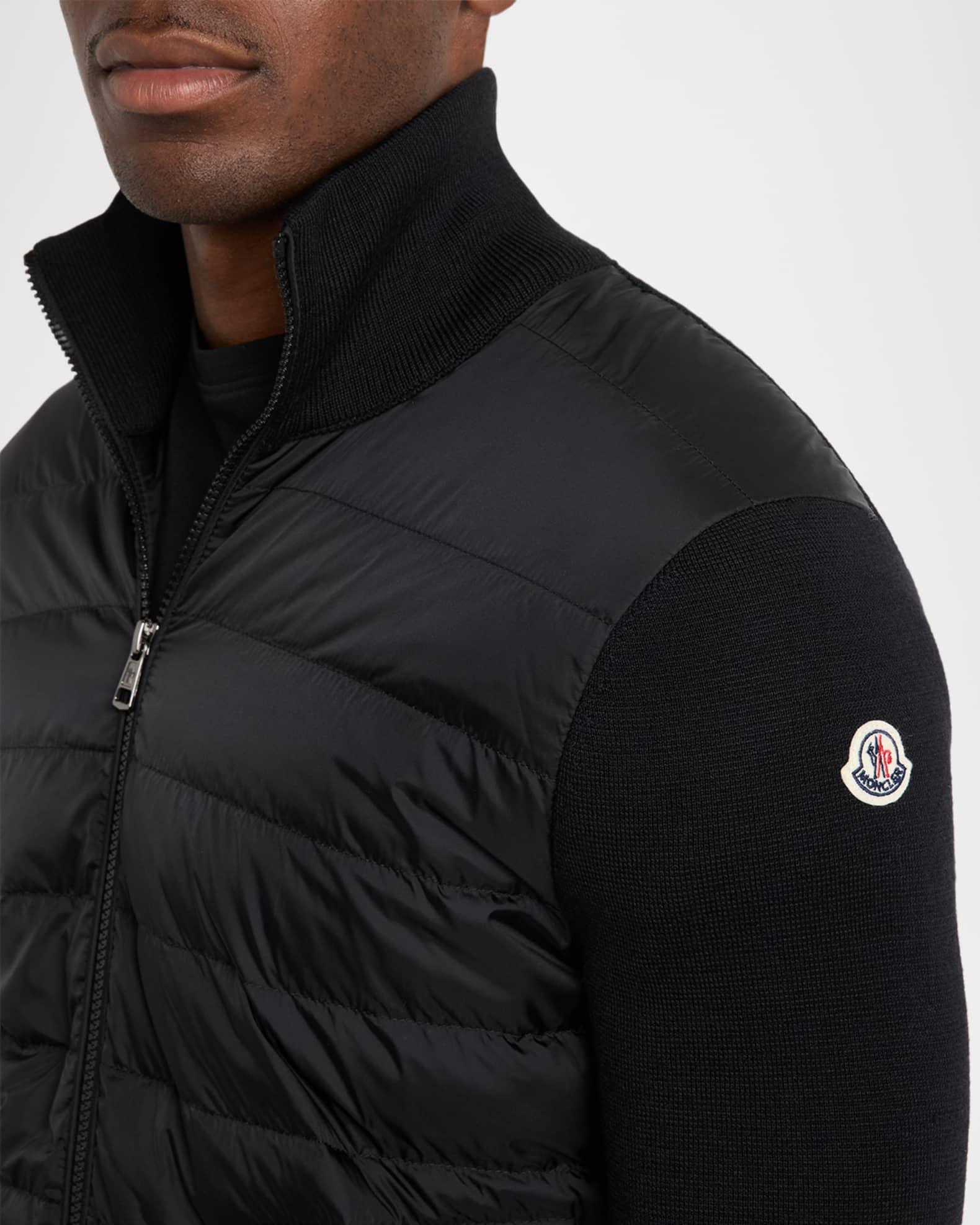 Men's Archivio Basic Puffer Wool Sleeve Cardigan Product Image