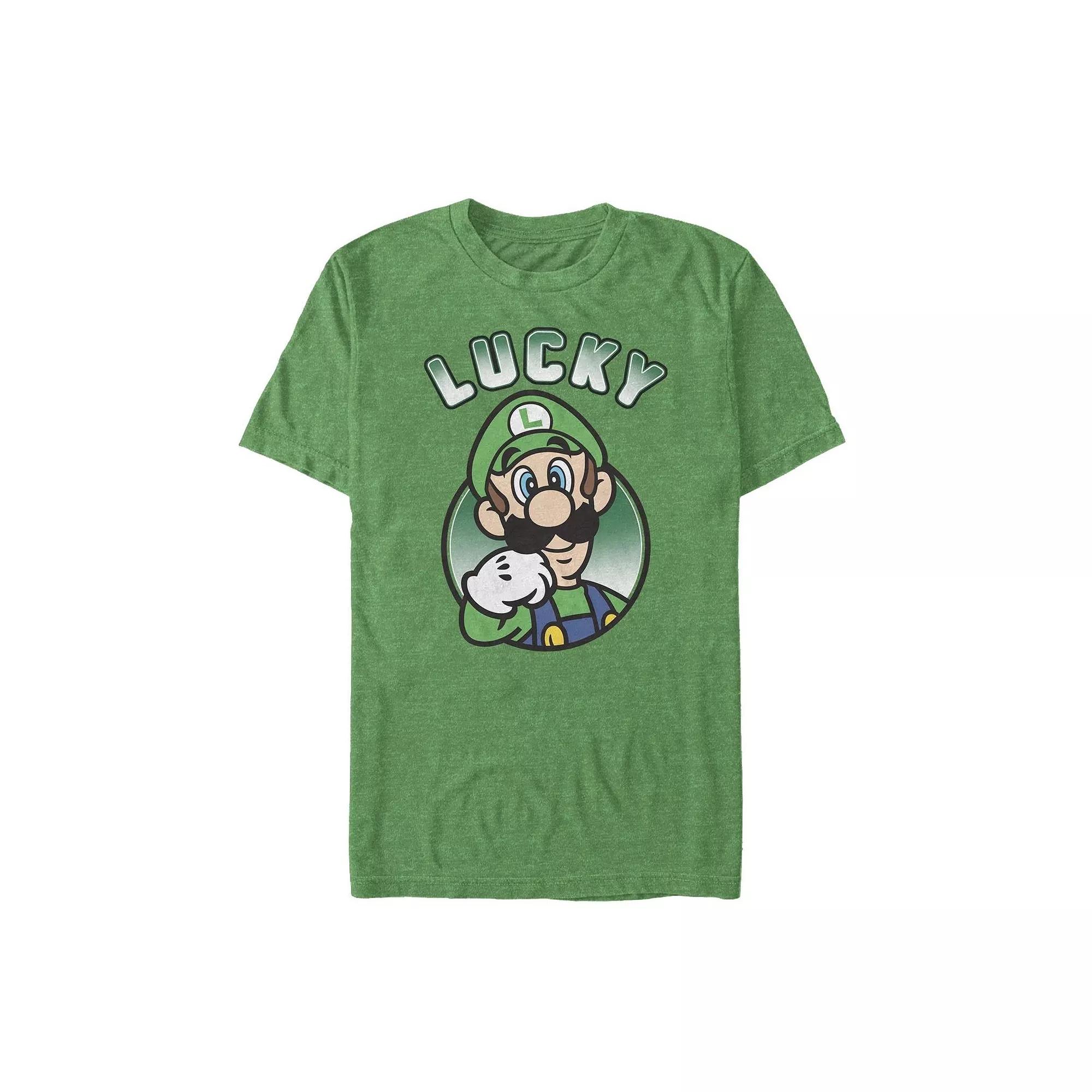 Men's Nintendo Super Mario Bros Luigi Tee,  Product Image