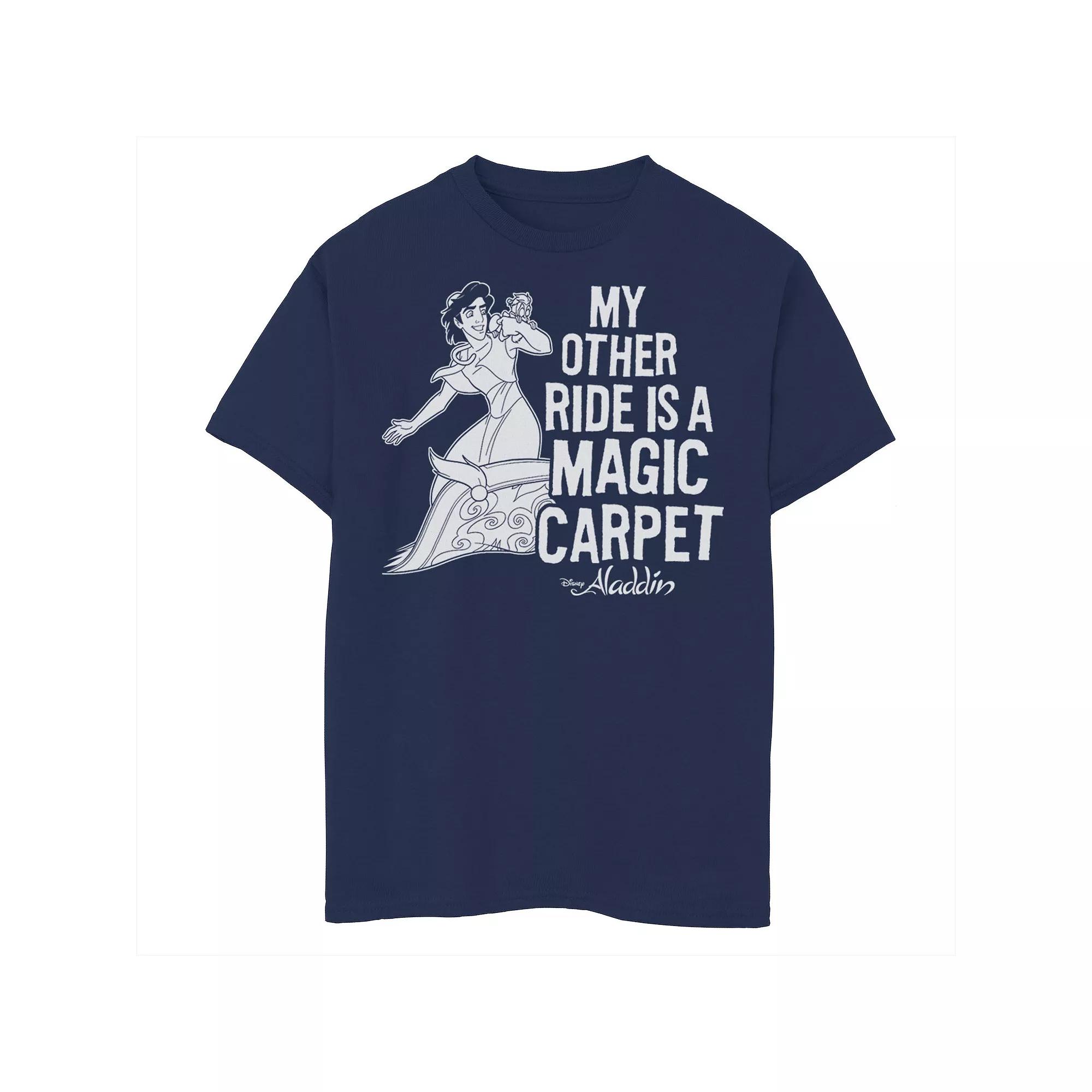 Disney's Aladdin Men's My Other Ride Magic Carpet Tee, Boy's,  Product Image
