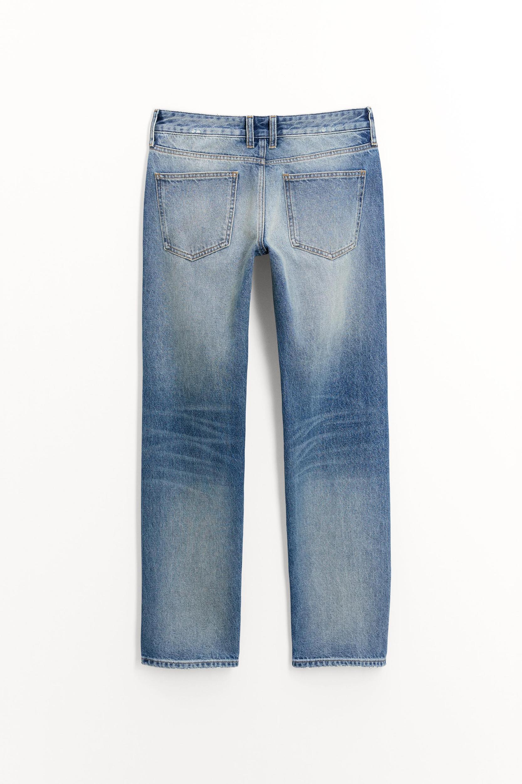 STRAIGHT CUT MID RISE JEANS ZW COLLECTION Product Image
