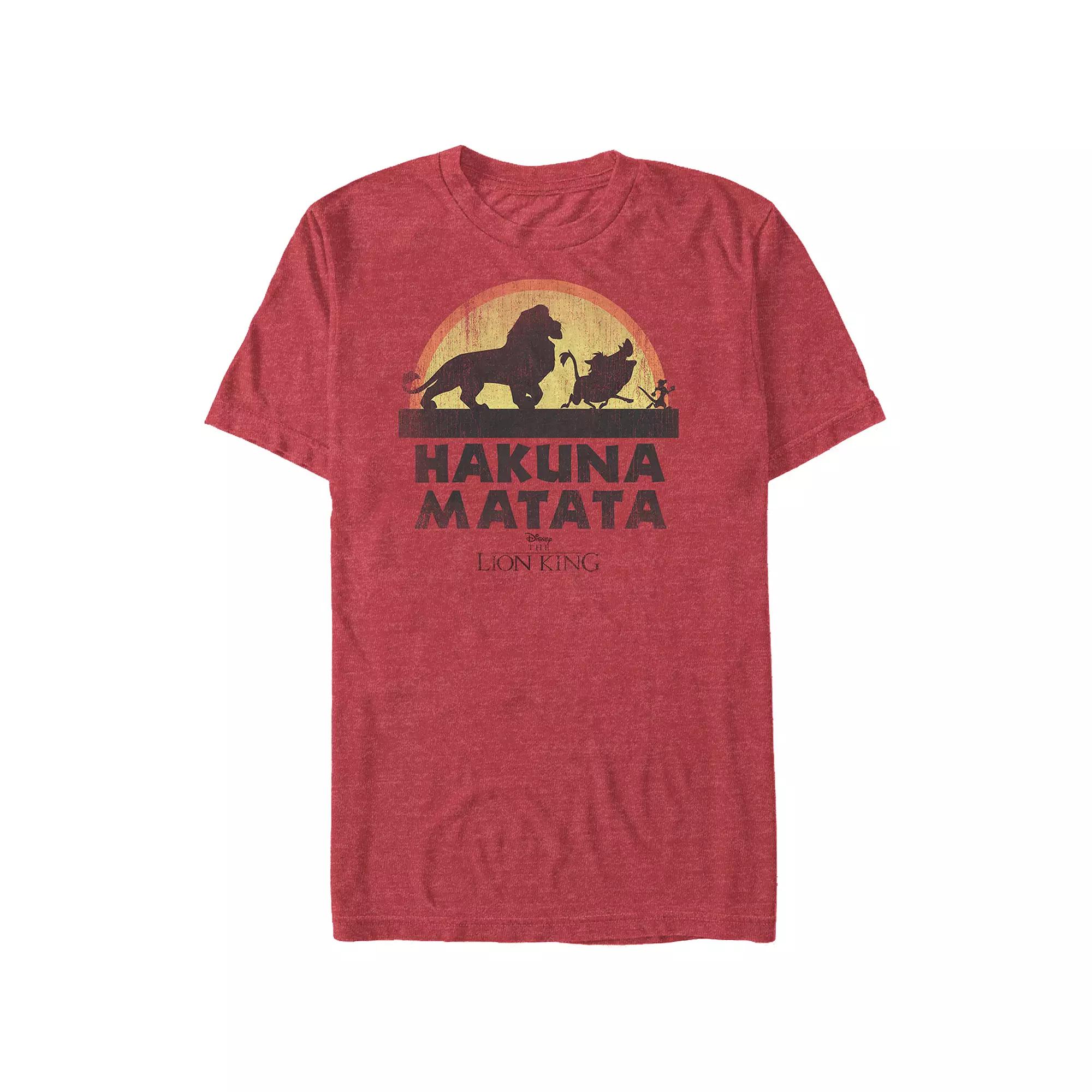 Disney's The Lion King Hakuna Matata Walk Big & Tall Graphic Tee, Men's,  Product Image