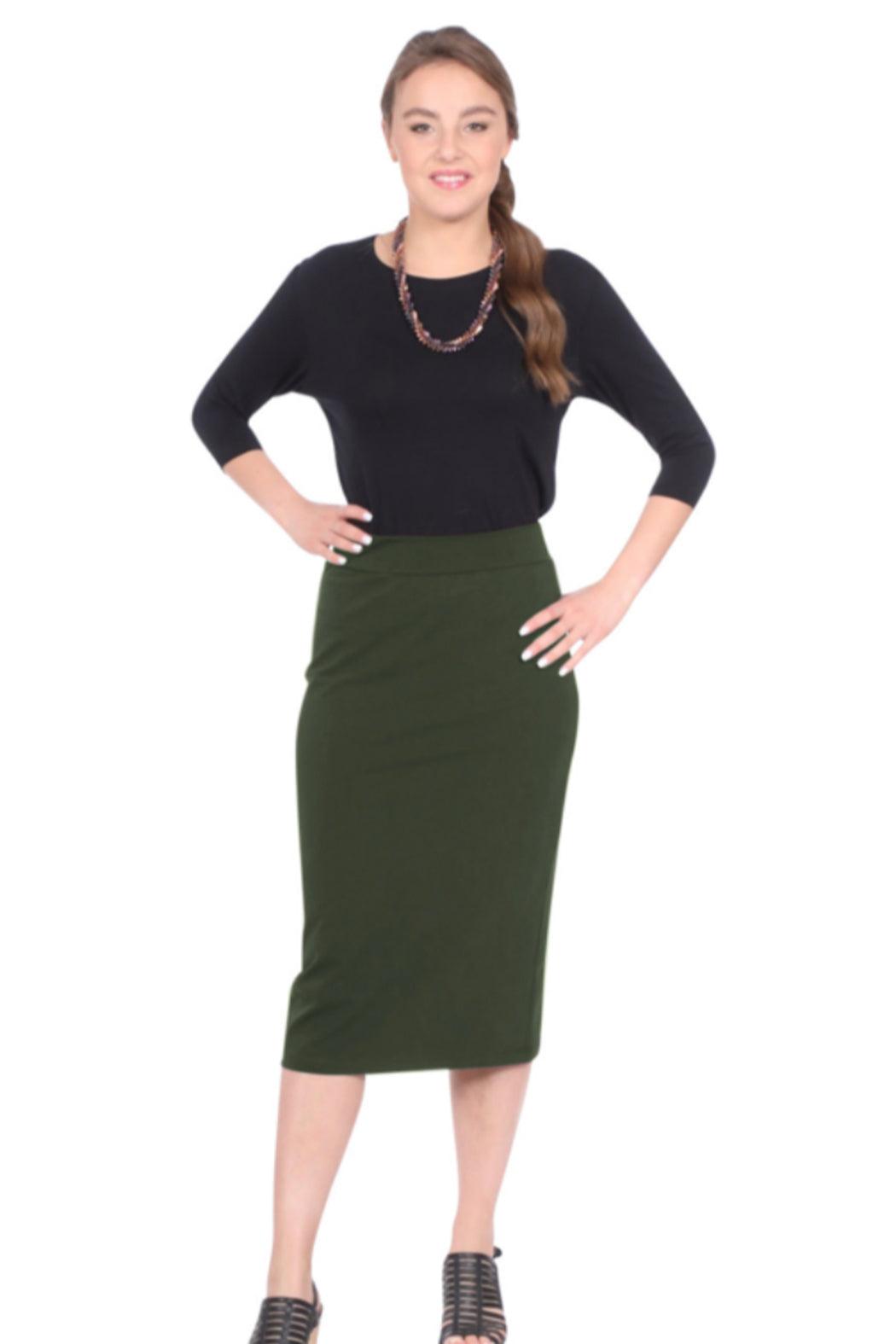 MID-CALF PENCIL SKIRT TAPERED Product Image