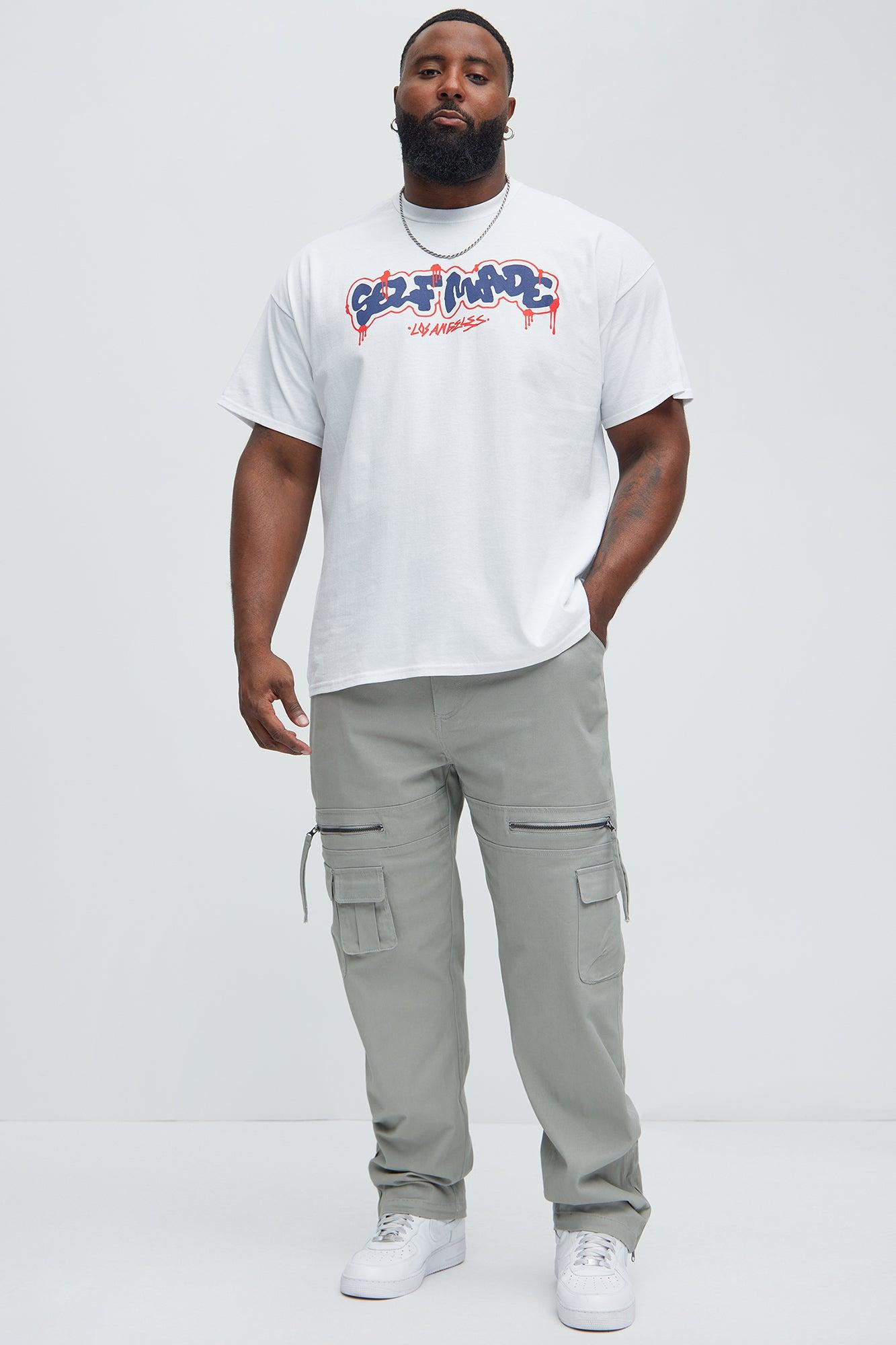 Self Made LA Oversized Short Sleeve Tee - White Product Image