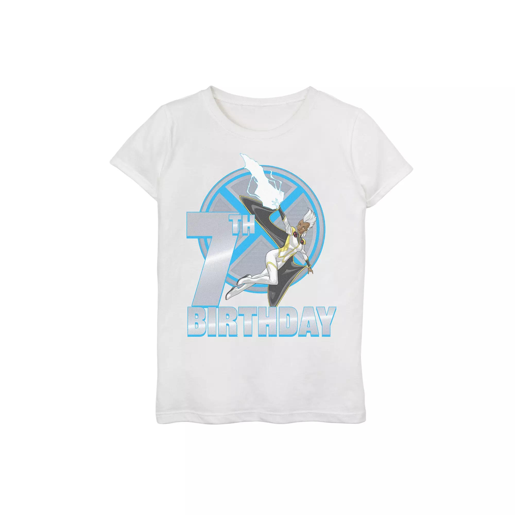 Girls 7-16 Marvel X-Men Storm 7th Birthday Badge Graphic Tee, Girl's,  Product Image