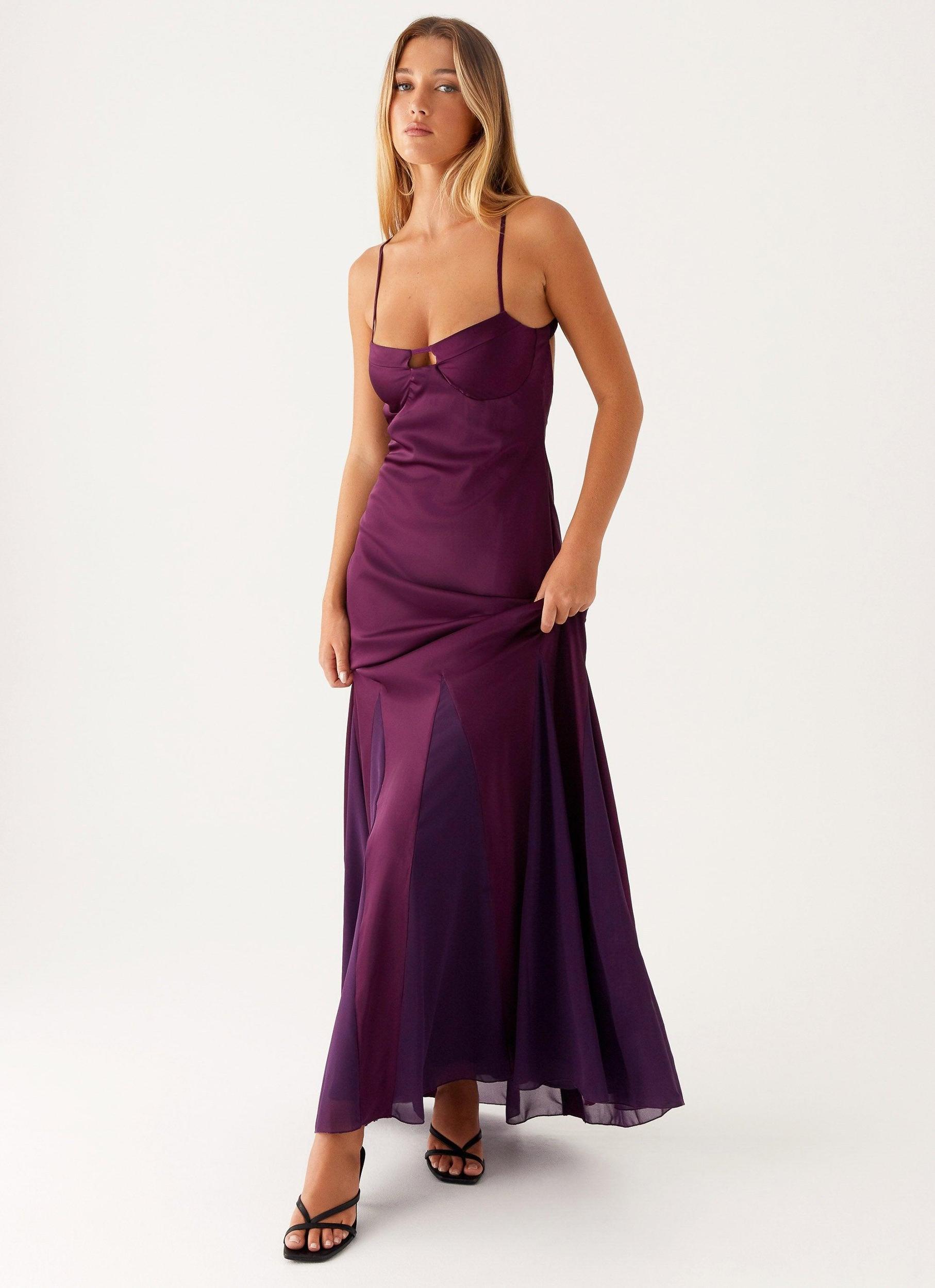 Ravello Maxi Dress - Mulberry Product Image