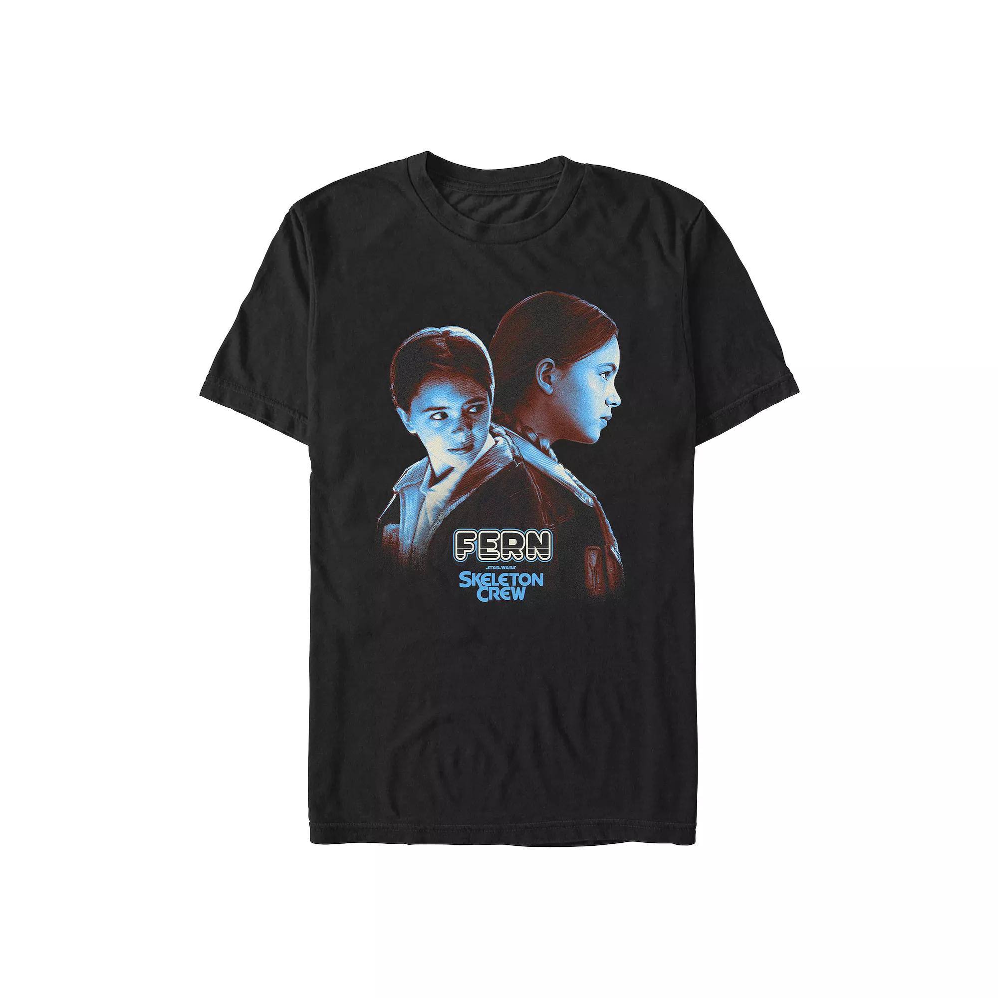 Men's Star Wars Skeleton Crew Fern Poster Graphic Tee,  Product Image