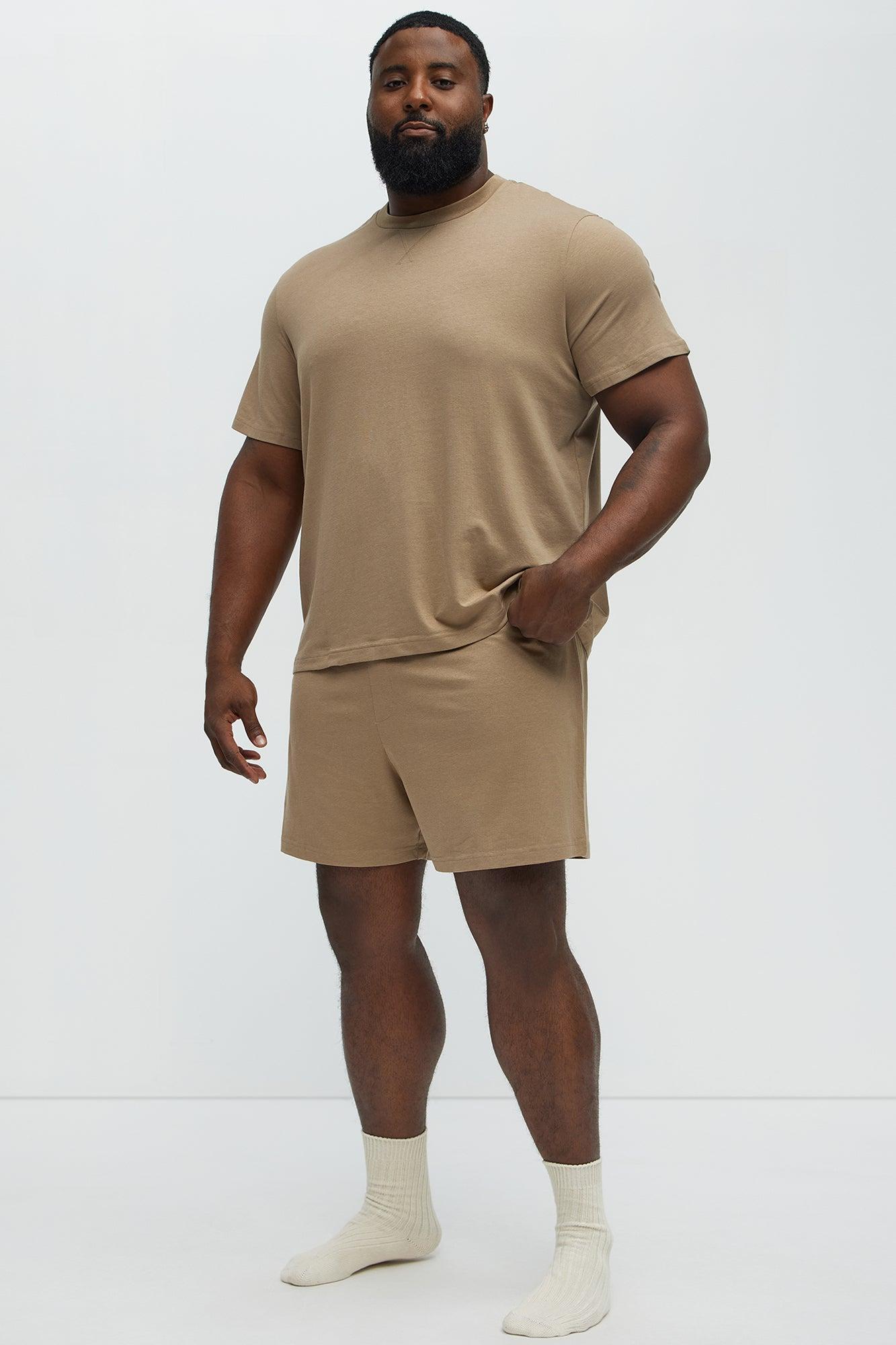 Essential Modal Boxer - Taupe Product Image