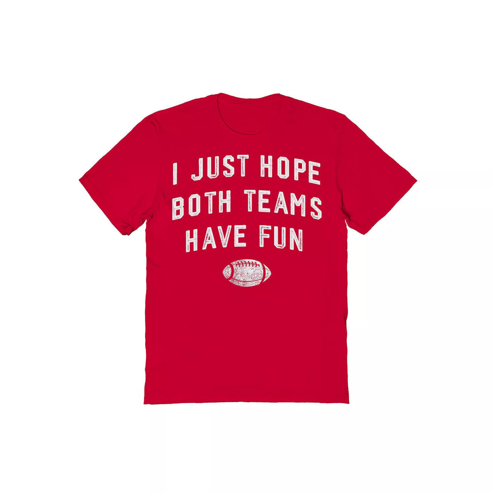 Men's Duke & Sons I Just Hope Both Teams Graphic Tee, Adult Unisex,  Product Image