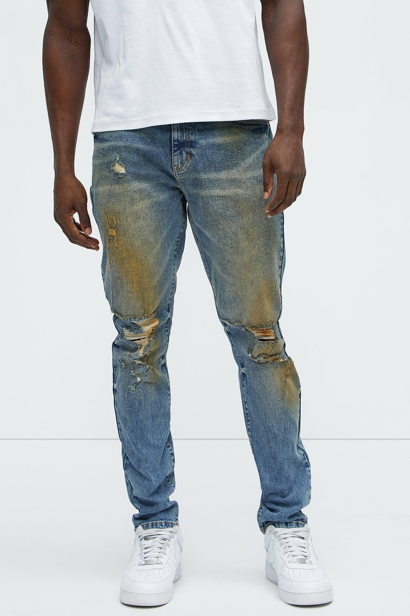 Rules Skinny Jeans - Vintage Blue Wash Product Image