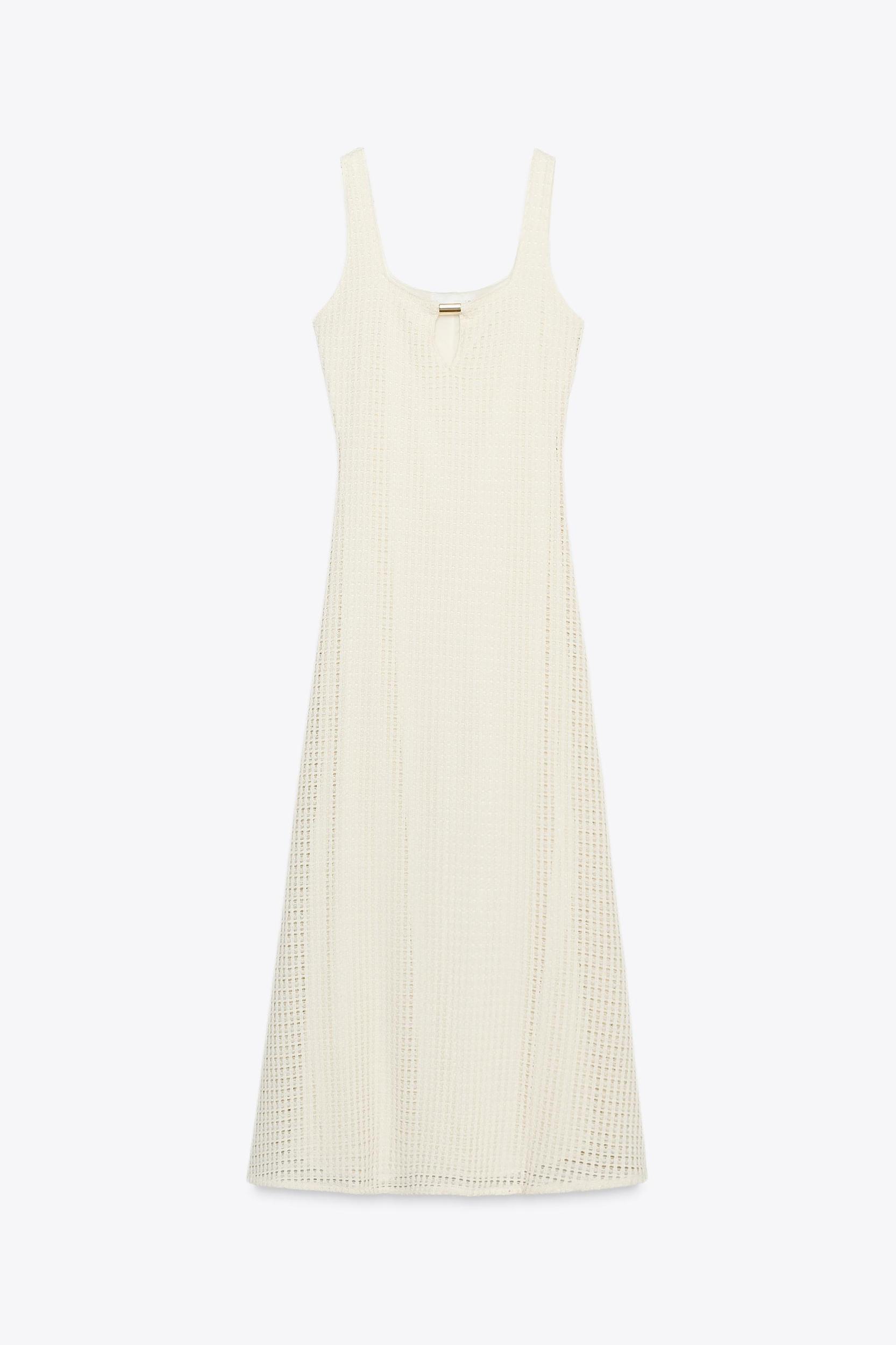 CROCHET MIDI DRESS Product Image