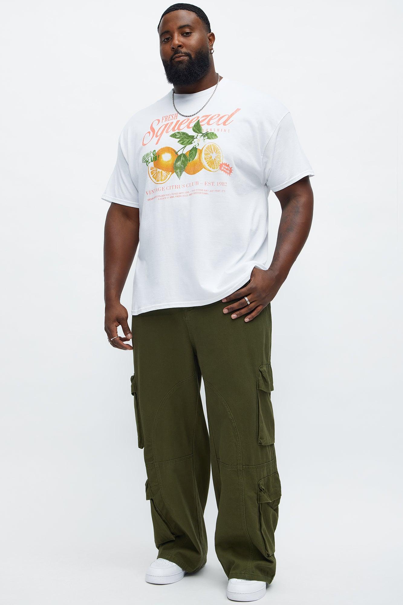 Fresh Squeezed Short Sleeve Tee - White Male Product Image