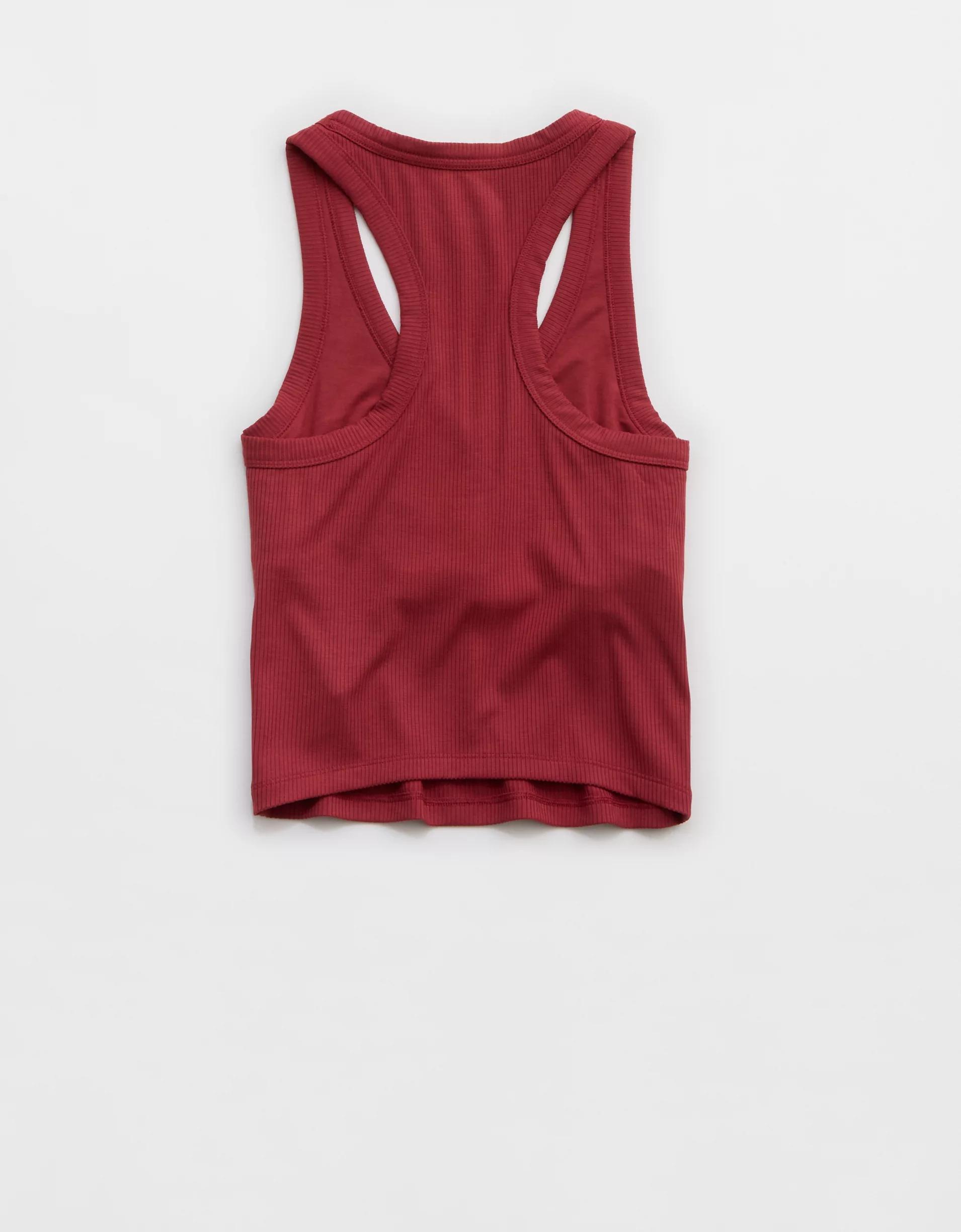 OFFLINE By Aerie Thumbs Up Heavyweight Henley Tank Top Product Image