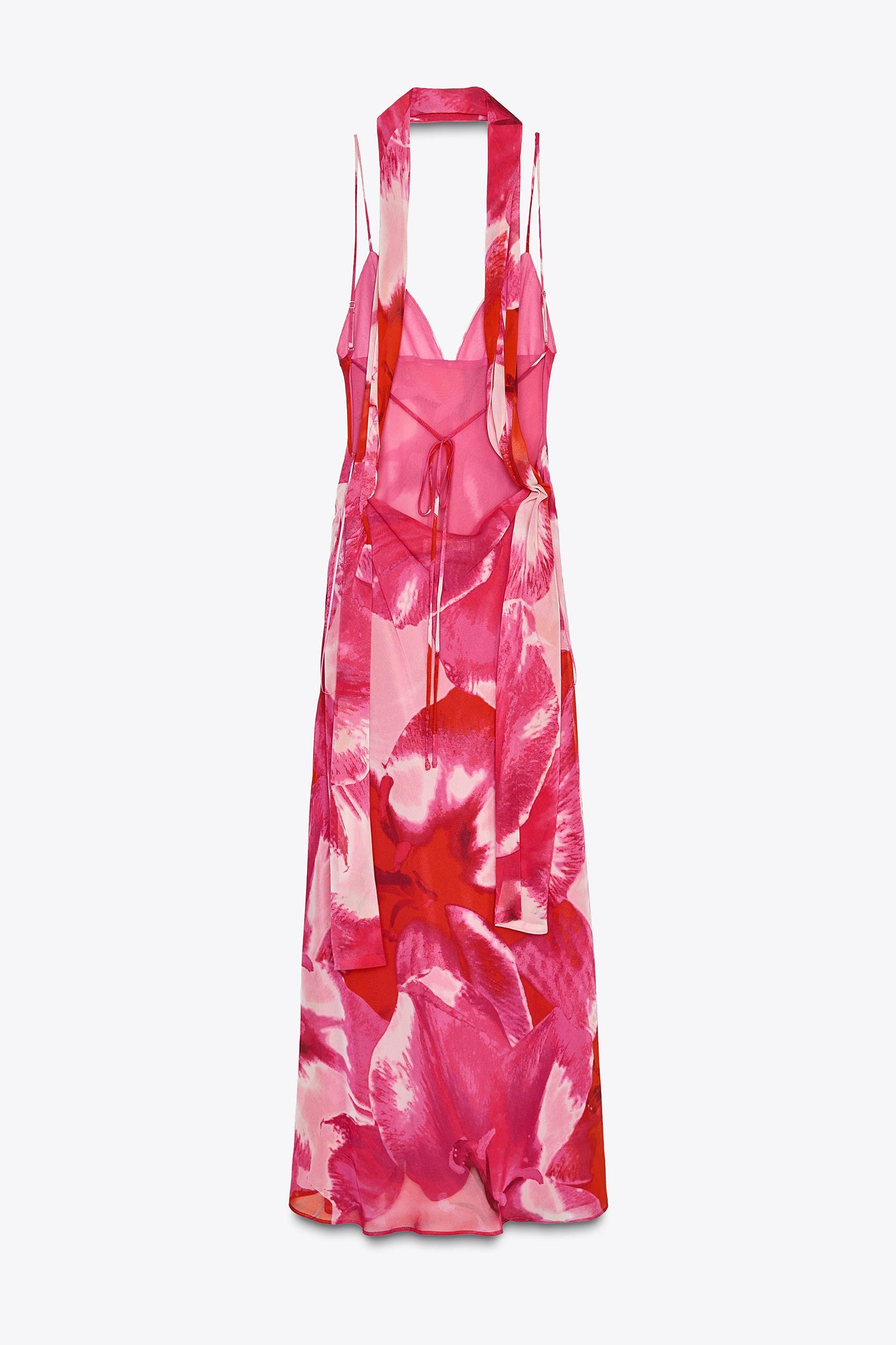 FOULARD PRINT LONG DRESS Product Image