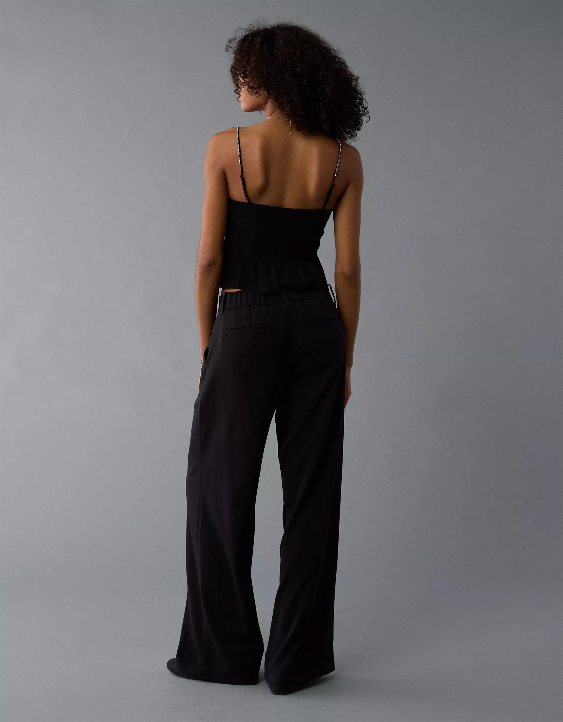 AE Sequin Bow Strap Tank Top Product Image