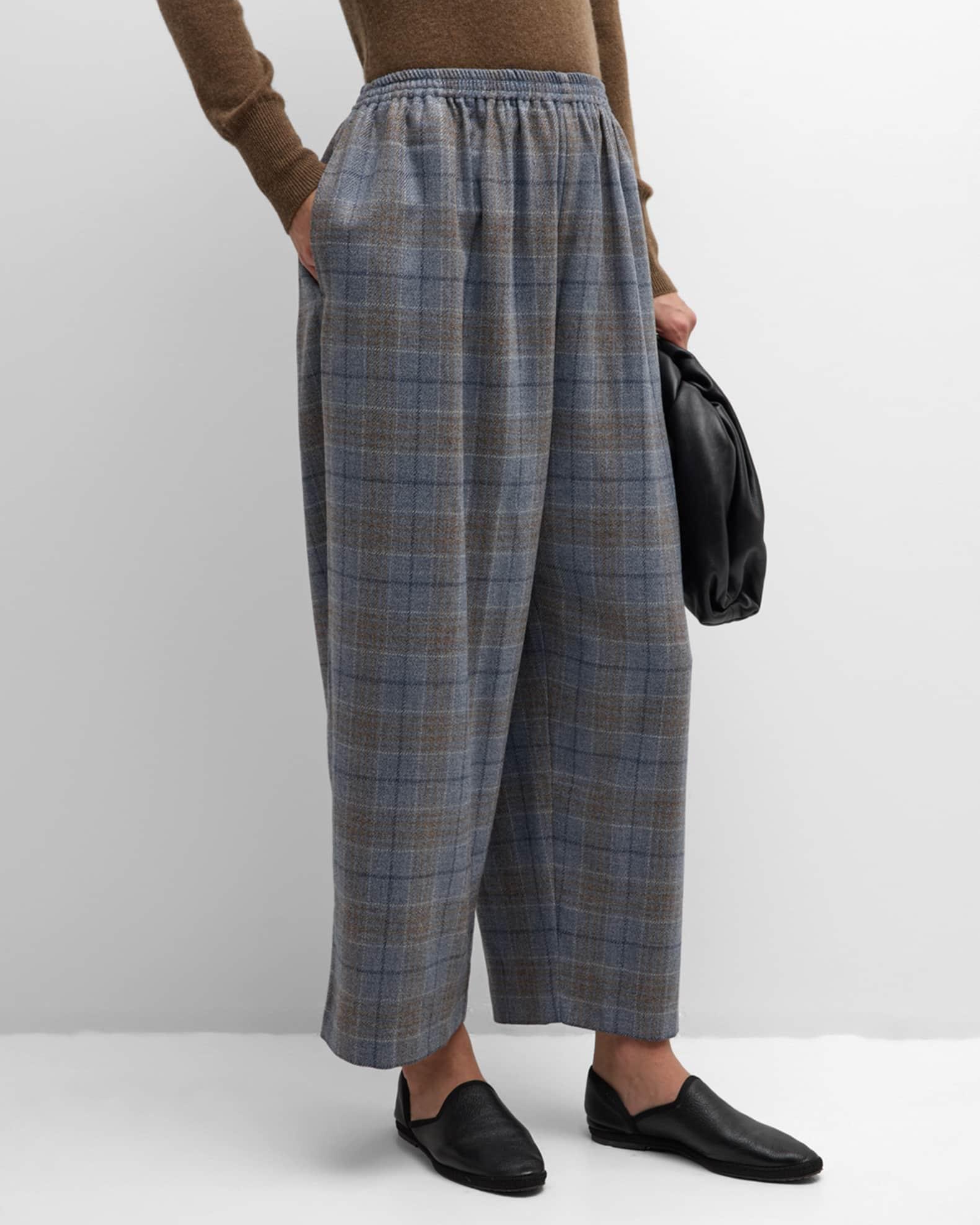 Plaid Japanese Trousers Product Image