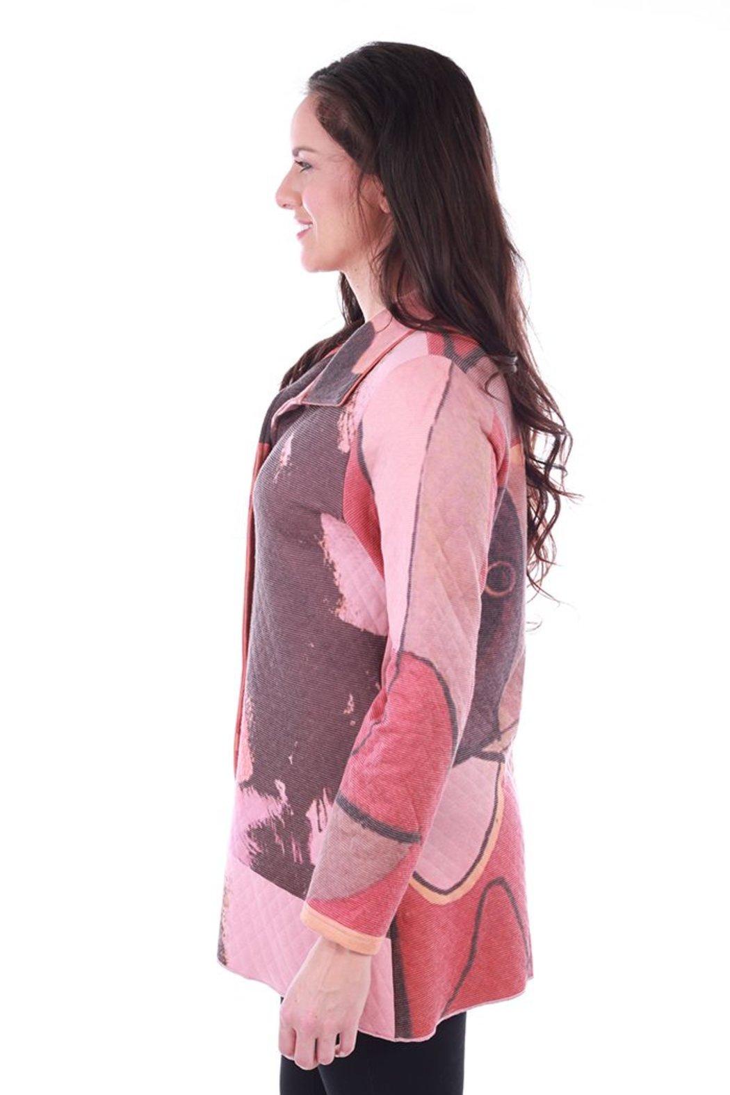 Printed Three Button Long Jacket Product Image