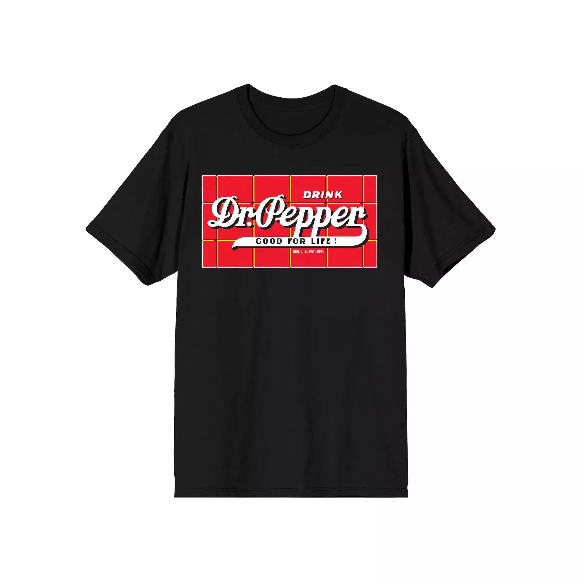 Mens Dr. Pepper Drink Dr. Pepper Graphic Tee Product Image