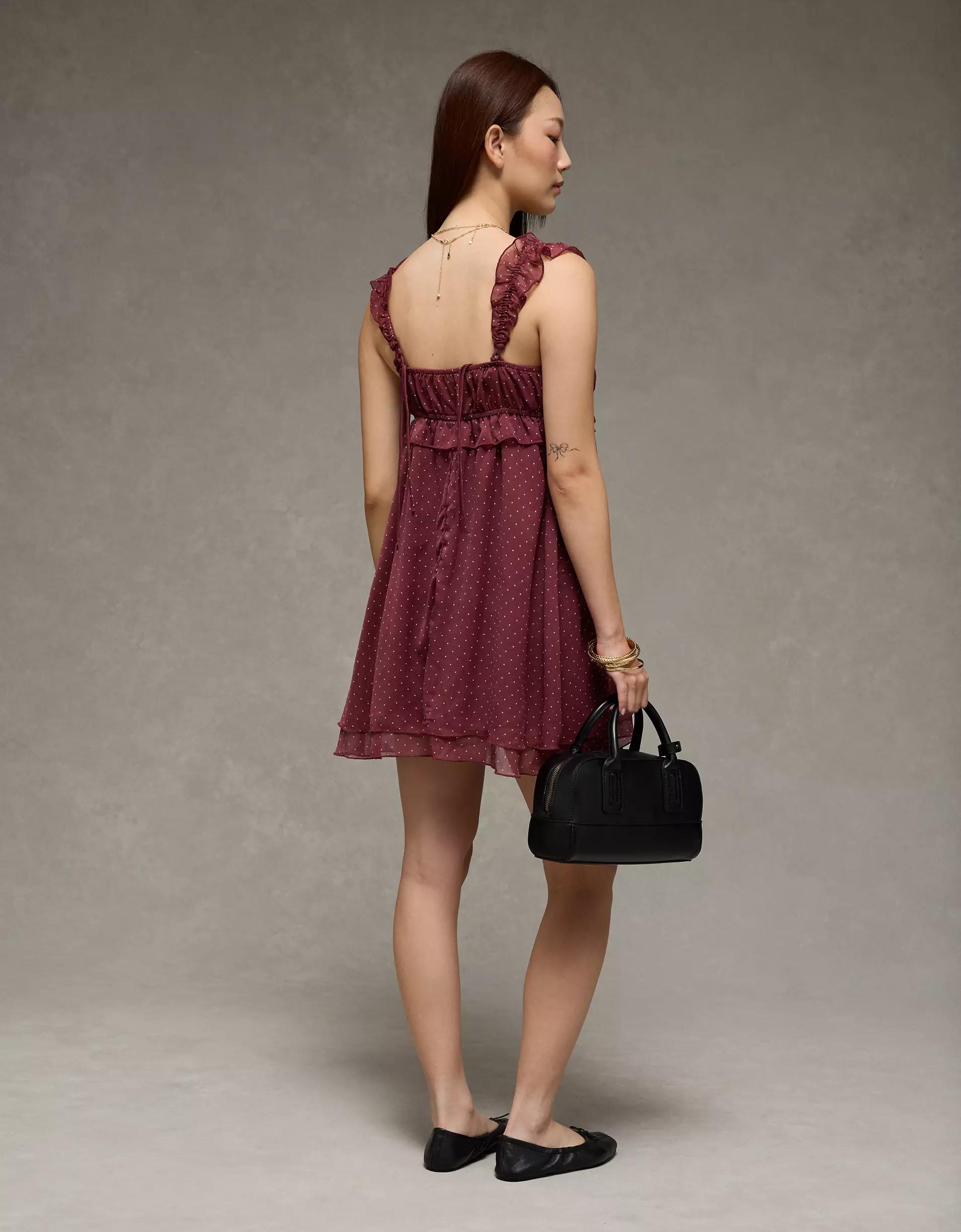 AE Ruffle Mini Dress Product Image
