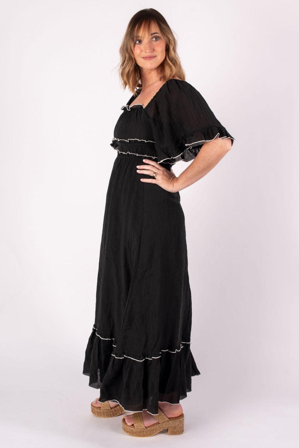 Brynn Short Sleeve Maxi Dress Product Image