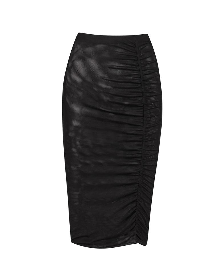 Frida Midi Skirt (exchange only) - Black Product Image