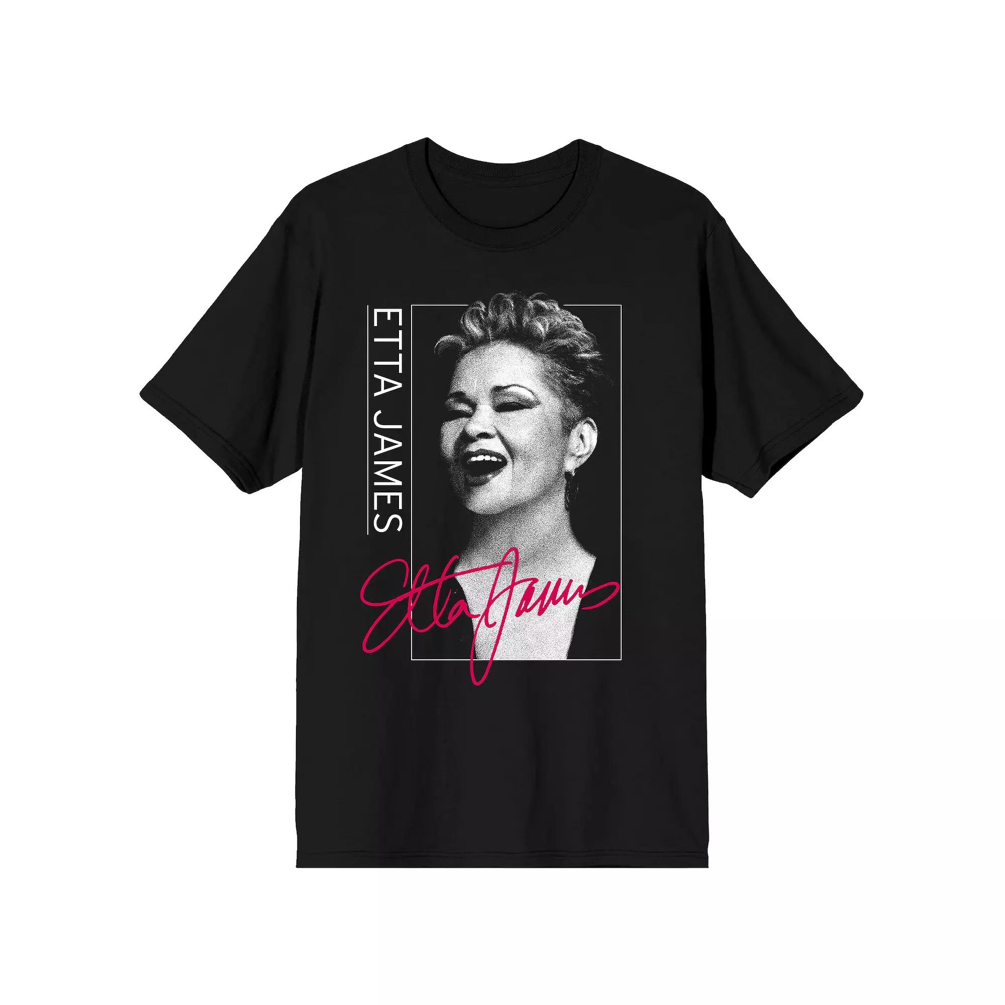 Men's Etta James Singing Portrait Graphic Tee,  Product Image