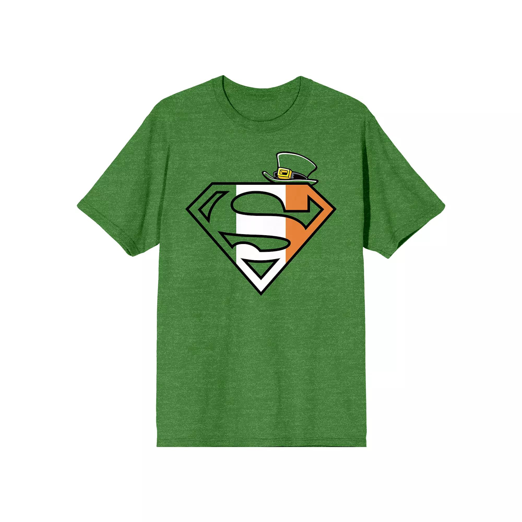 Men's Superman St. Patricks Logo Graphic Tee,  Product Image