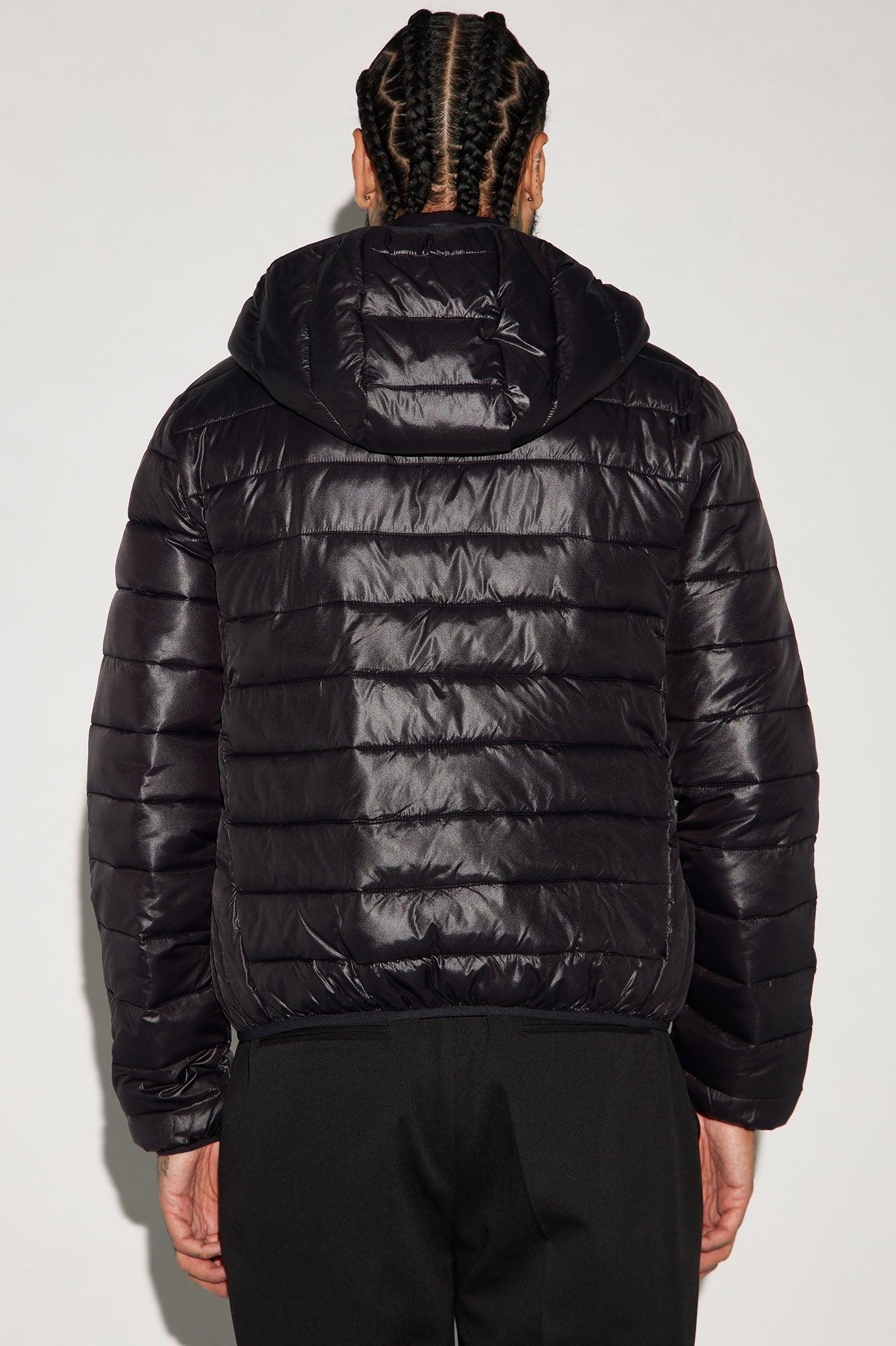Light Weight Puffer Jacket - Black Male Product Image