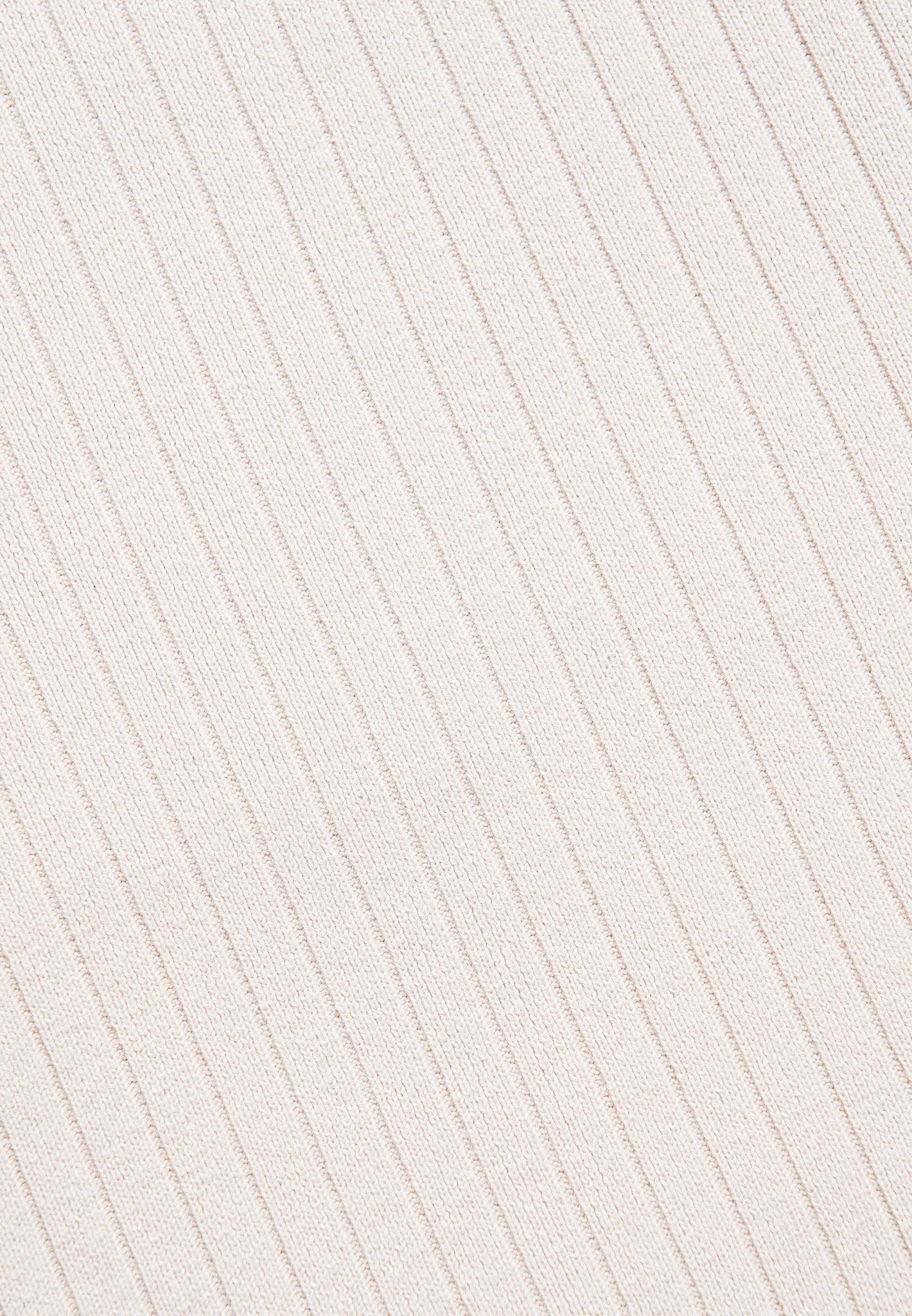 Ribbed Knit Shorts - Cream Male Product Image