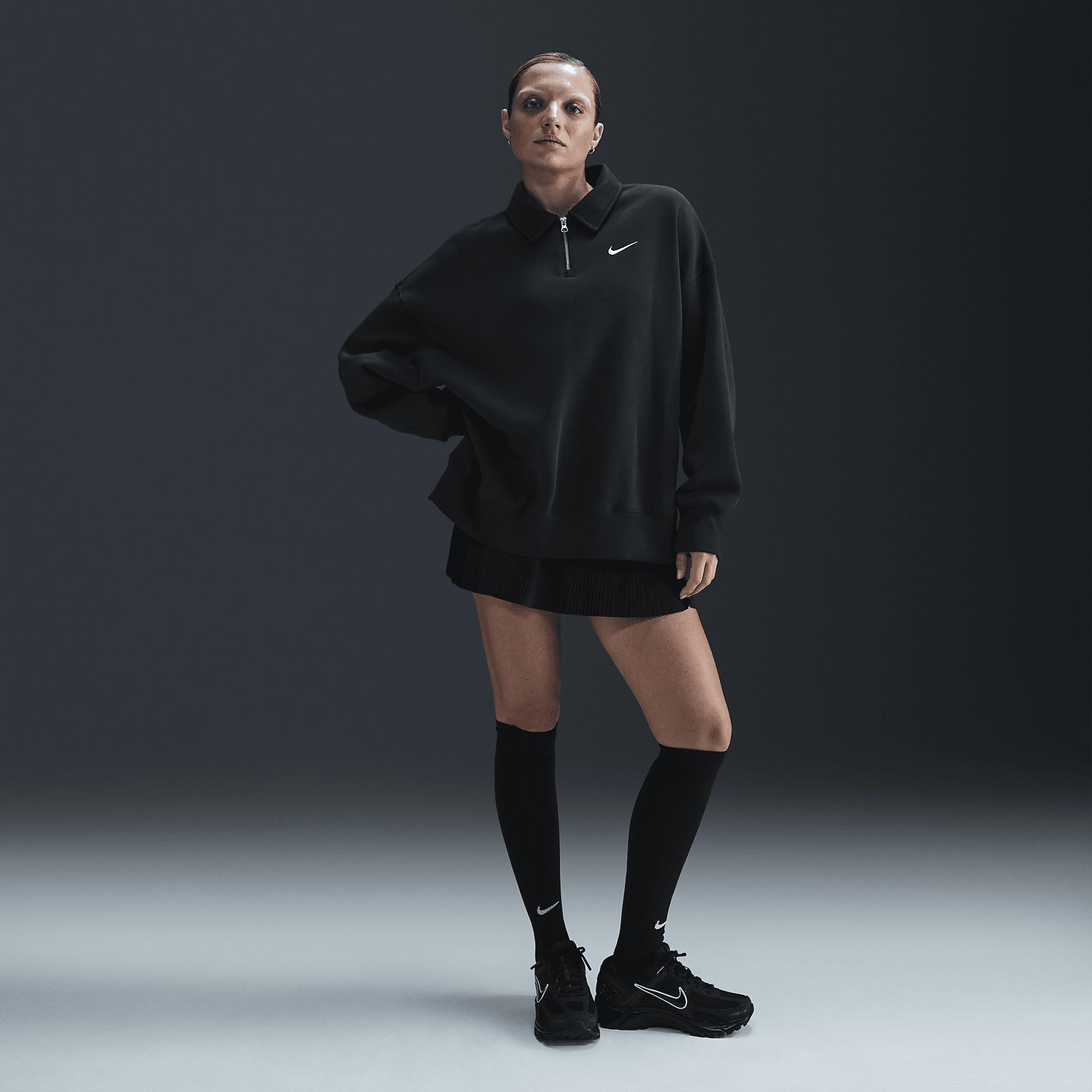 Nike Sportswear Phoenix Fleece Women's Oversized 1/4-Zip Polo Product Image