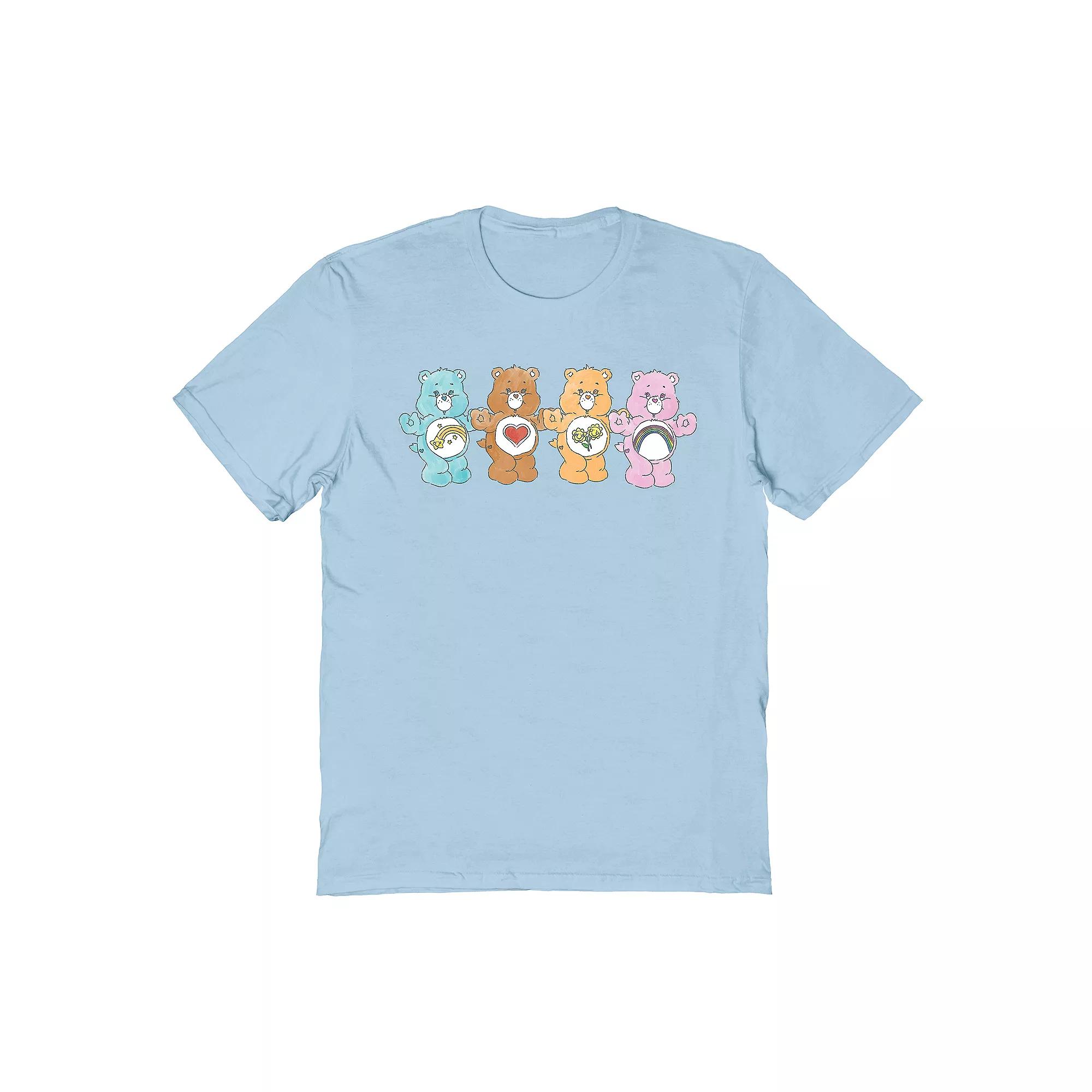 Men's Care Bear T-Shirt, Size: Large, Light Blue Product Image