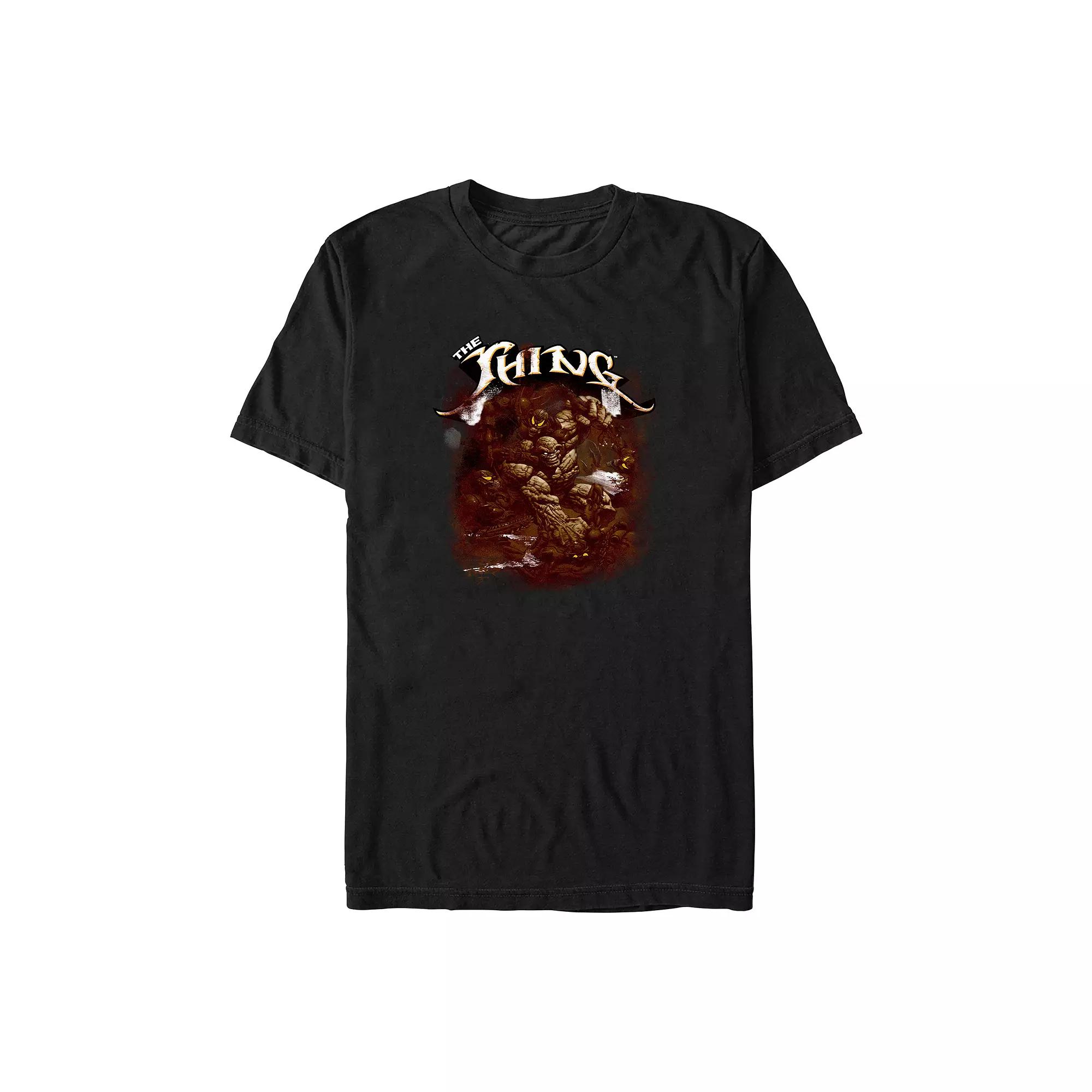 Big & Tall Marvel Fantastic Four The Thing Darkness Graphic Tee, Men's,  Product Image